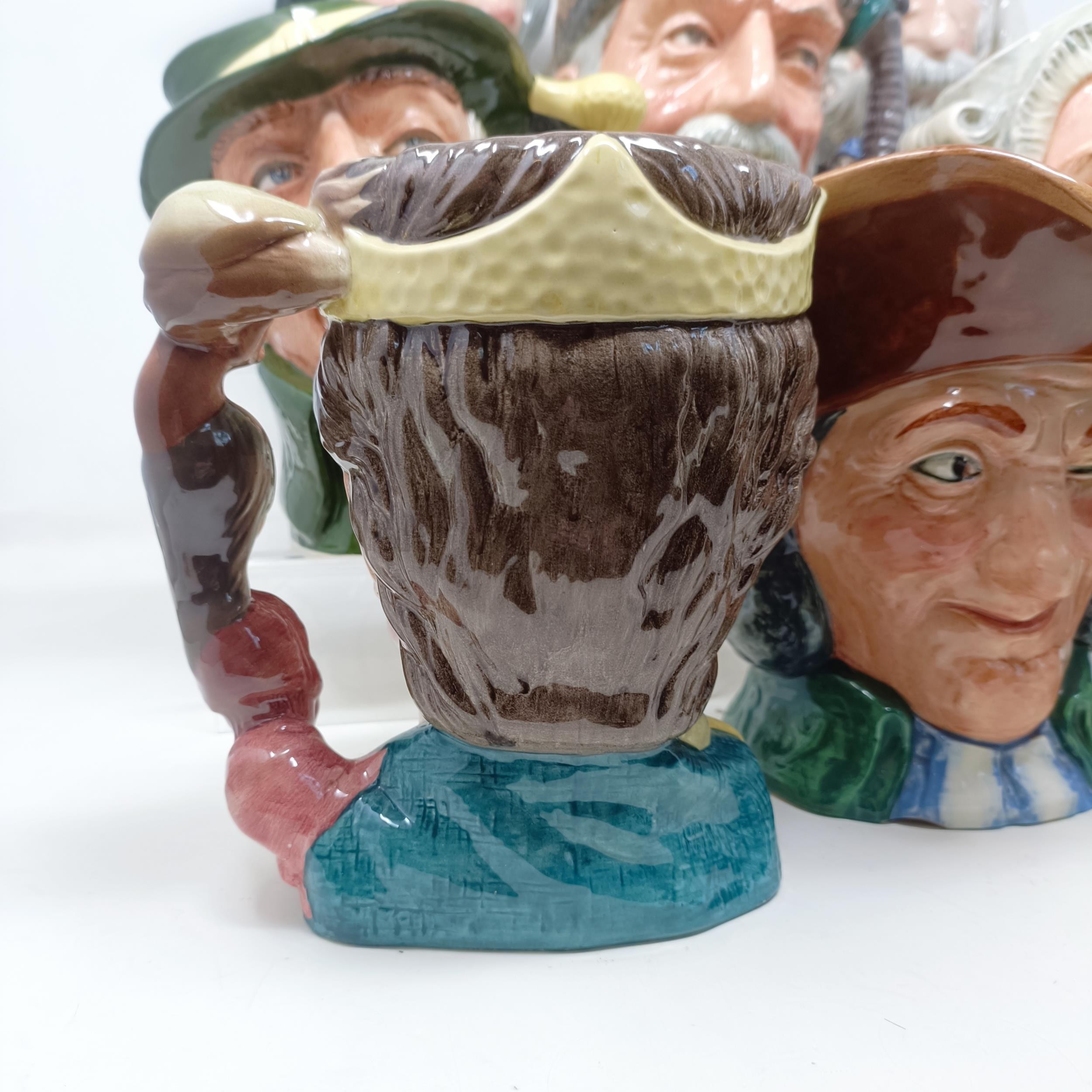 A Royal Doulton character jug, Don Quixote D6455, The Vicar Of Bray ... , Robin Hood D6527, - Image 5 of 35