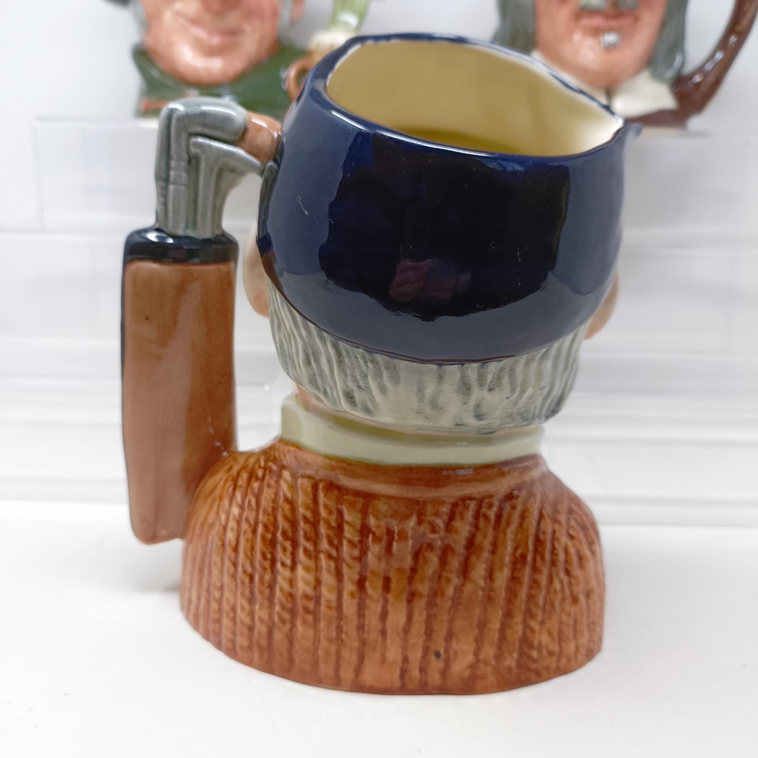 A Royal Doulton character jug, Simon The Cellarer, Golfer D6623, Old King Cole, Izaak Walton, D6404, - Bild 21 aus 38