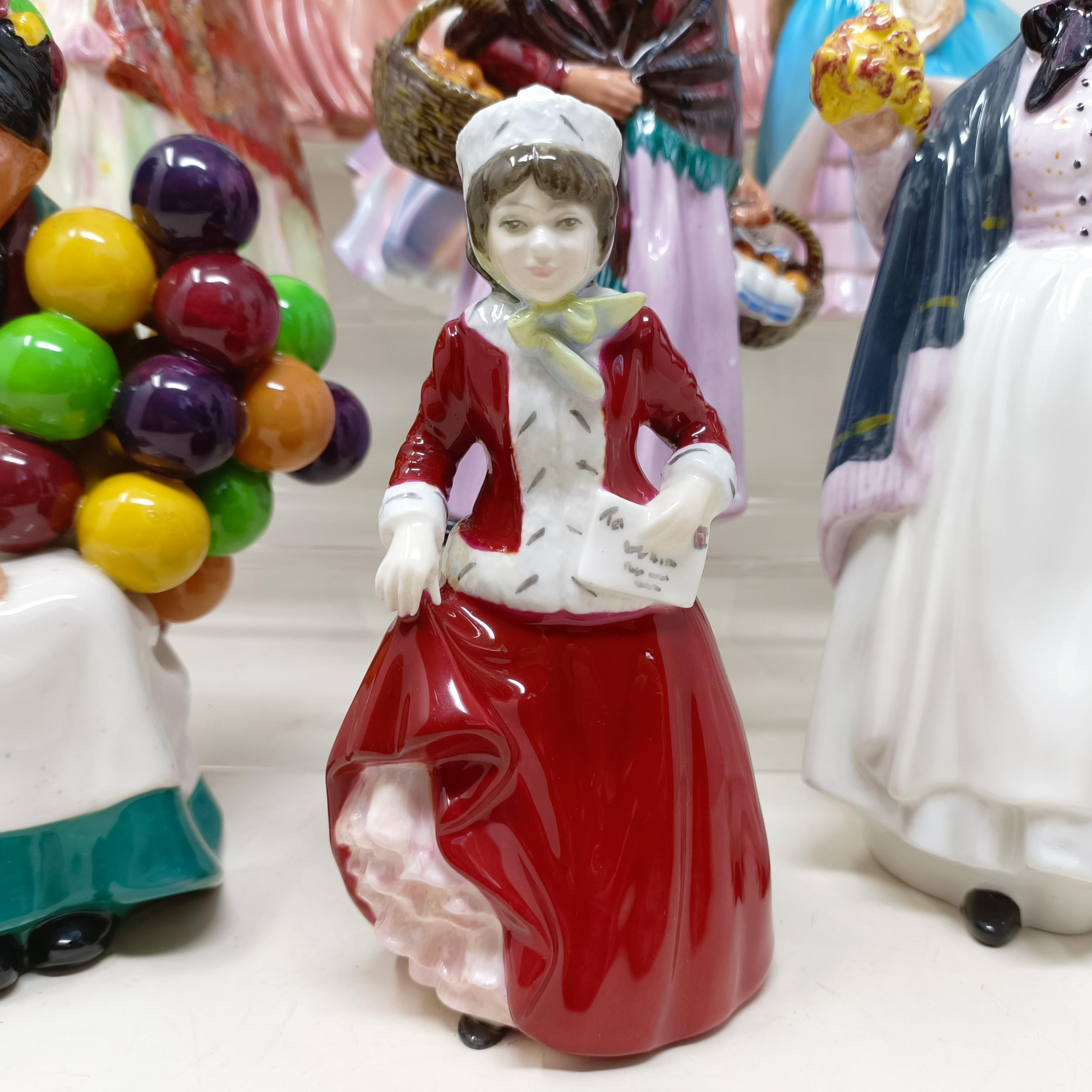 A Royal Doulton figure, Best Wishes HN3426, Penelope HN1901, The Orange Lady HN1759, The Paisley - Image 3 of 33