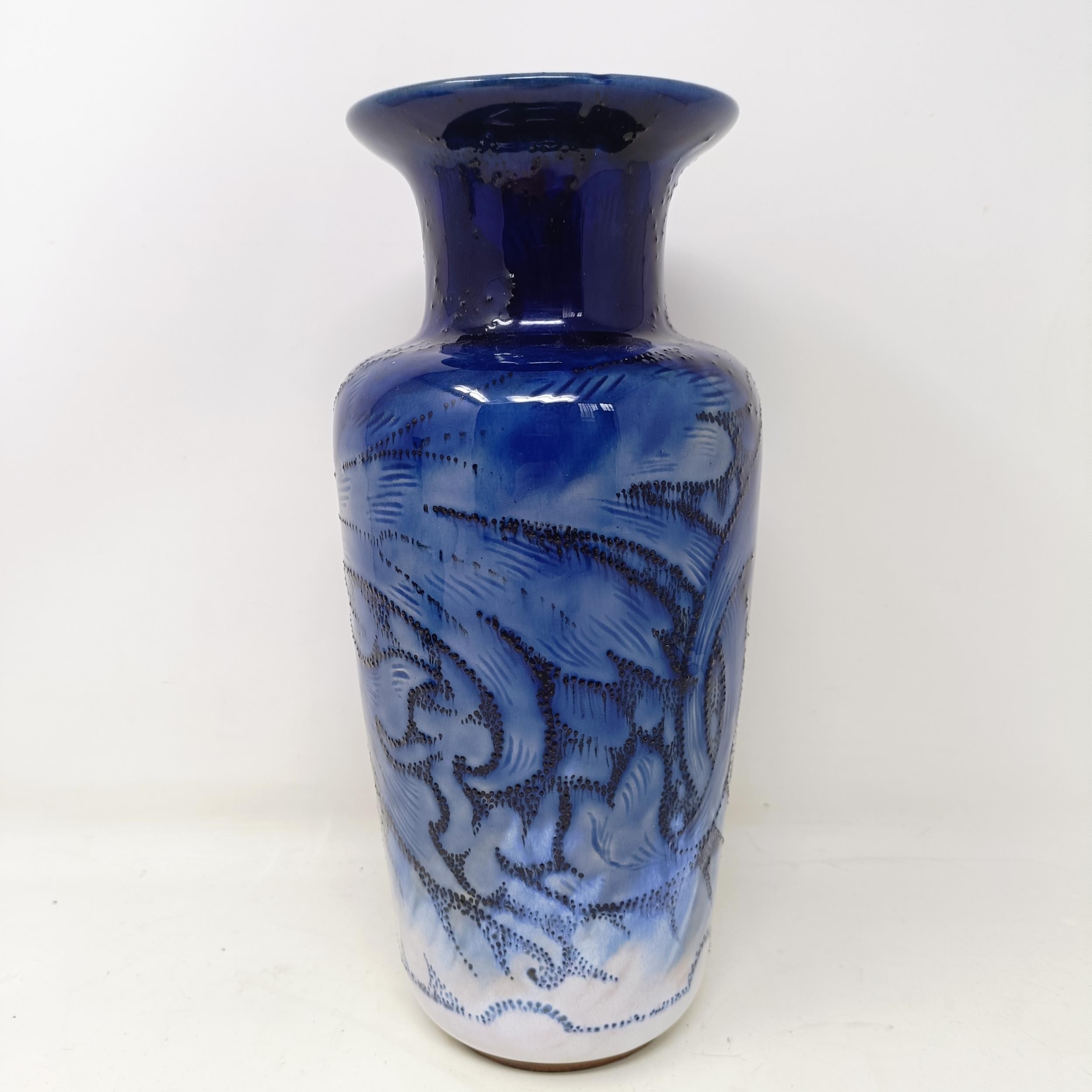 A Doulton Lambeth vase, by Mark B Marshall and Bessie Newberry, 29 cm high No chips, cracks or - Image 2 of 5