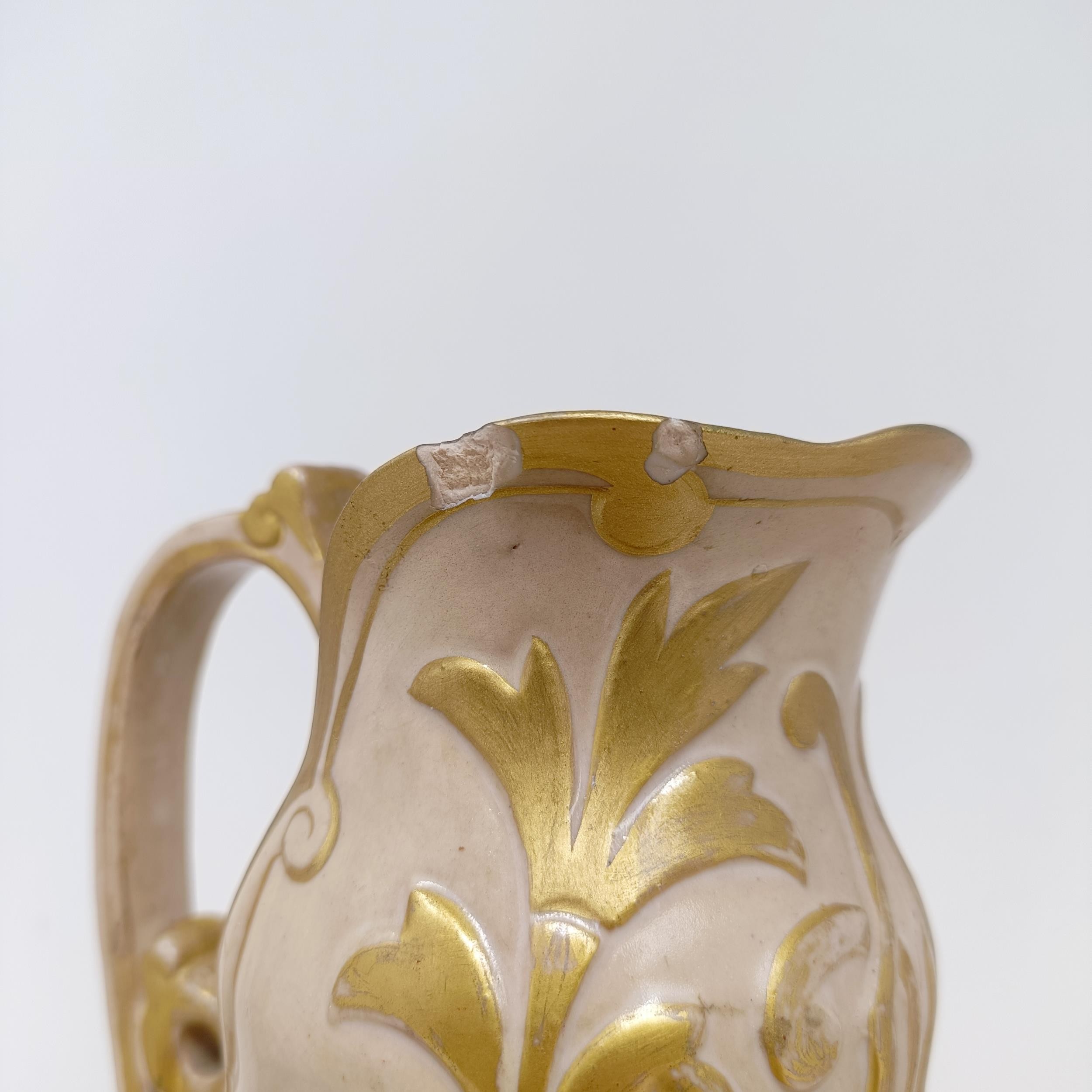 A Doulton Lambeth ewer, by Frank A Butler, decorated with flowers, highlighted in gilt, 30 cm high - Image 6 of 7