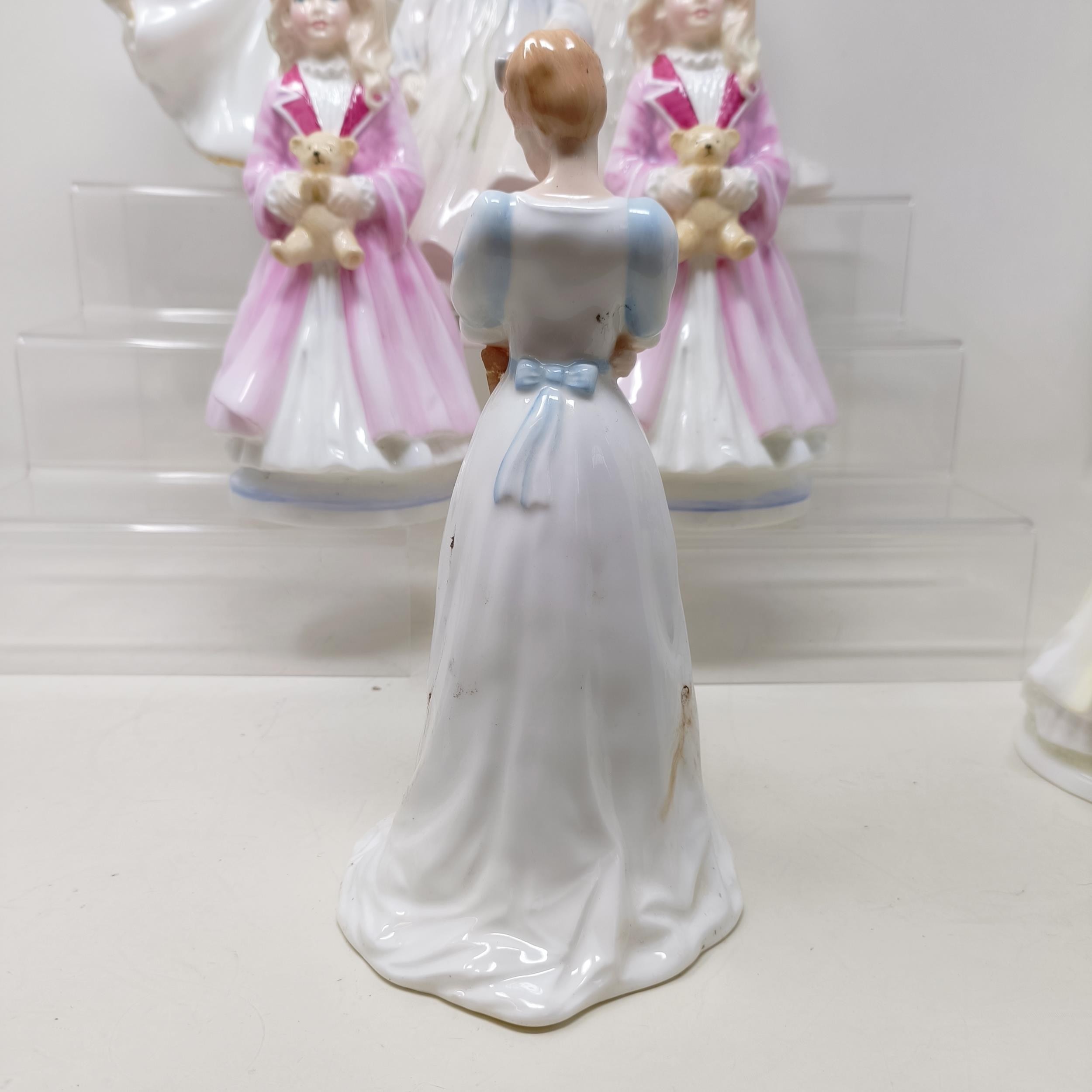 A Royal Doulton figure, Bedtime Story HN2059, Delphine HN2136, Charity HN3087, Faith HN3082, Hope - Image 9 of 32