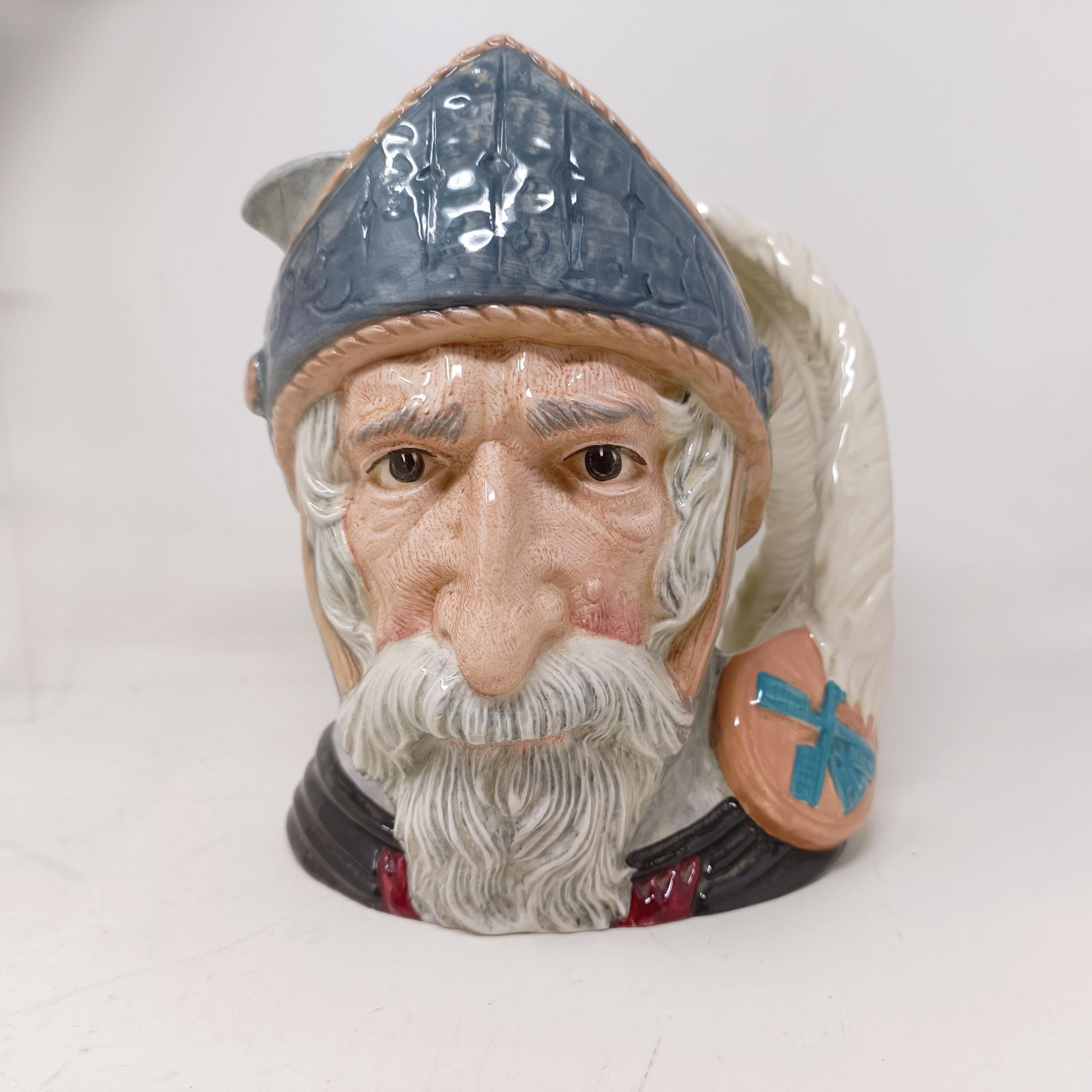 A Royal Doulton character jug, Don Quixote D6455, The Vicar Of Bray ... , Robin Hood D6527, - Image 27 of 35