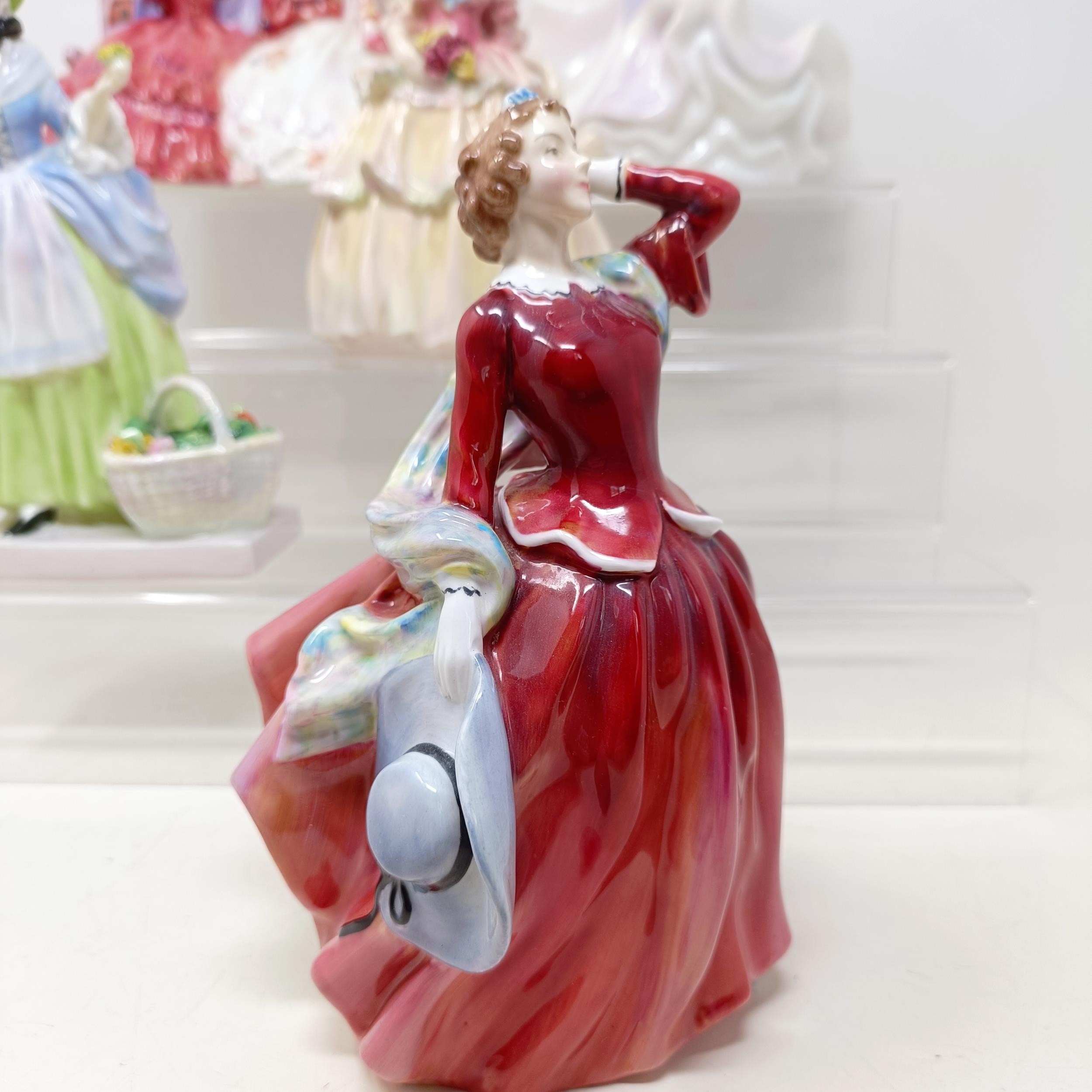 A Royal Doulton figure, Blithe Morning, HN2065, A Gypsy Dance HN2230, Spring Flowers HN1807, - Image 3 of 21