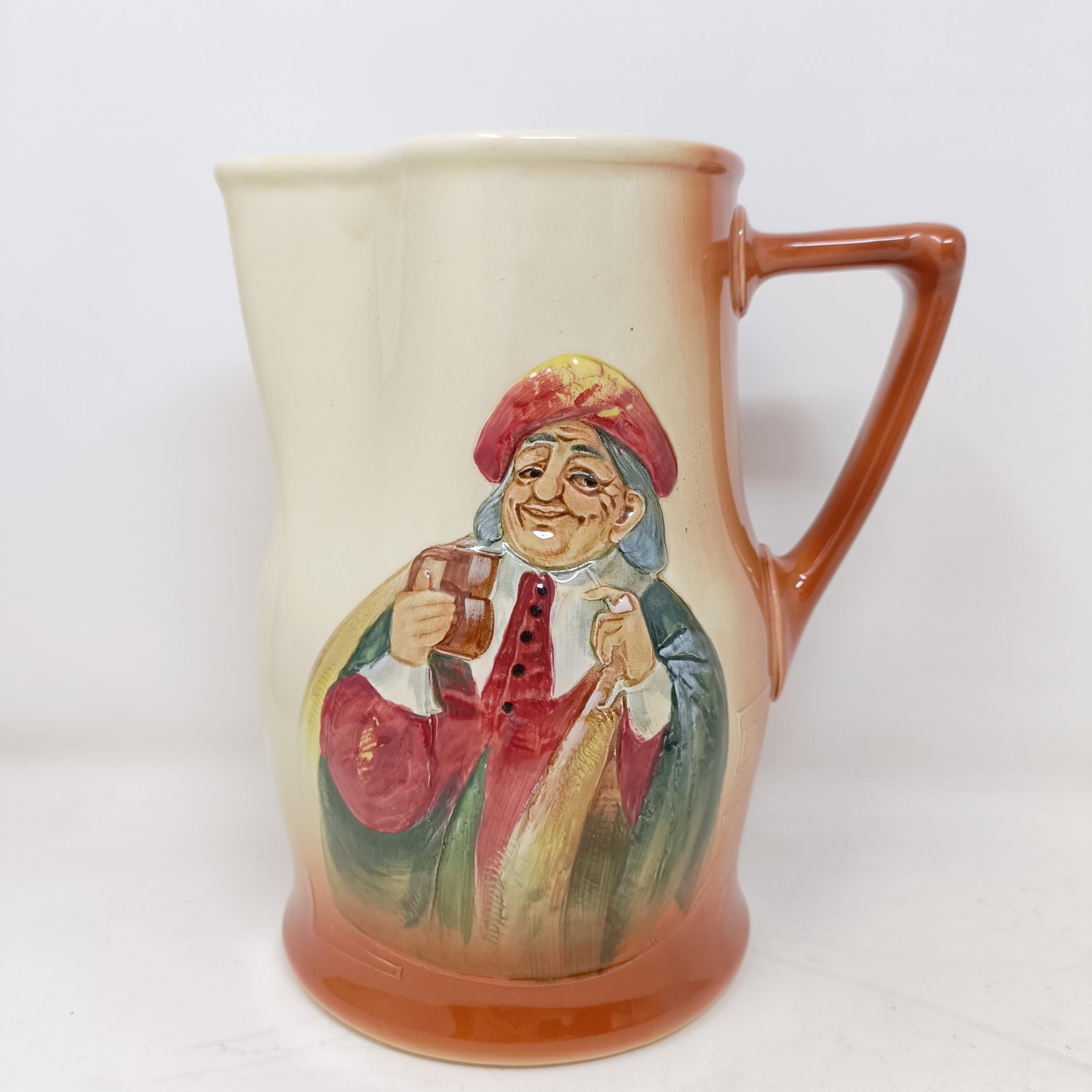 A Royal Doulton jug, decorated figure, 21 cm high, a Royal Doulton jug, Oliver Twist D5617, and - Bild 37 aus 45