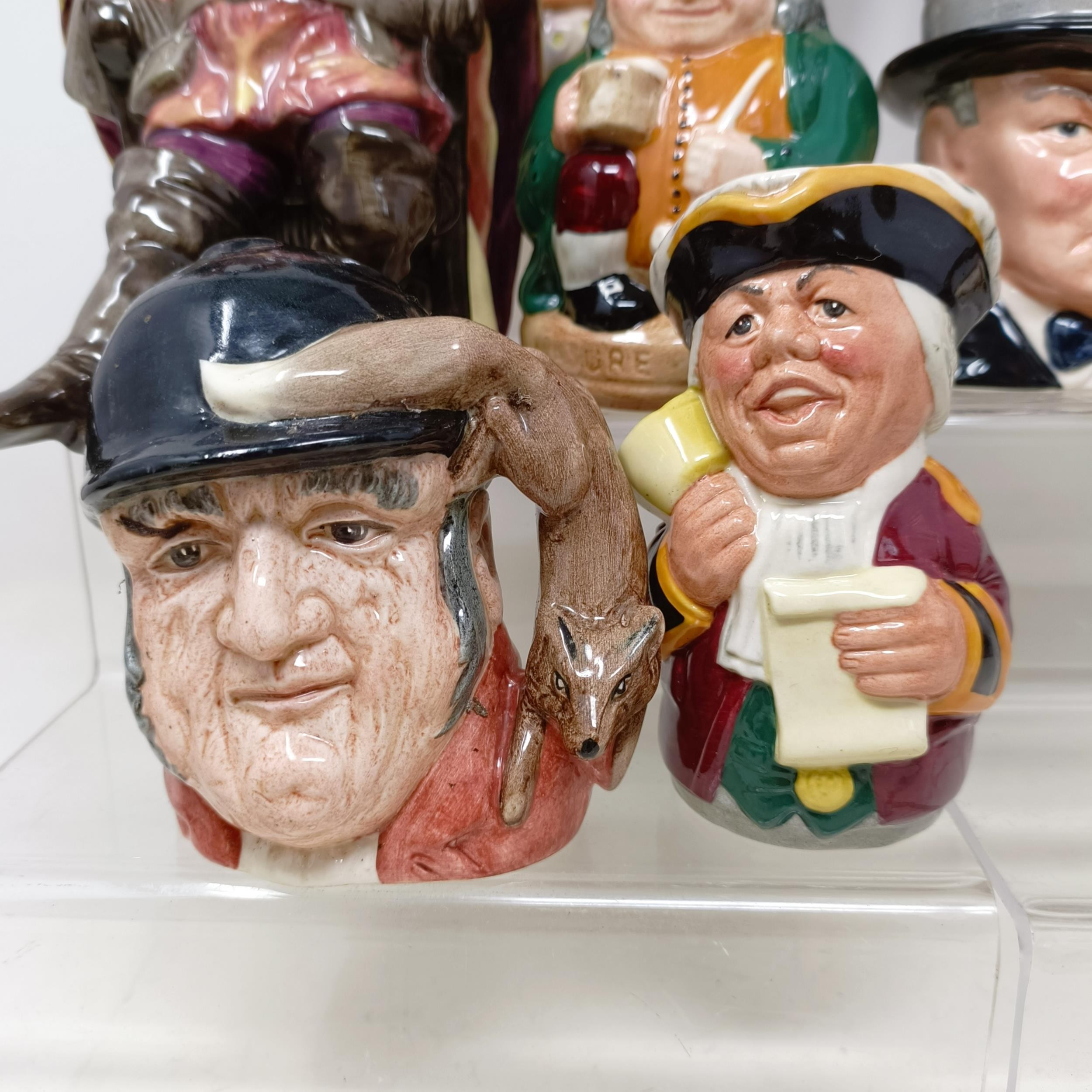 A Royal Doulton character jug, Robinson Crusoe D6532, Beefeater D6206, a Royal Doulton figure, The - Image 17 of 35