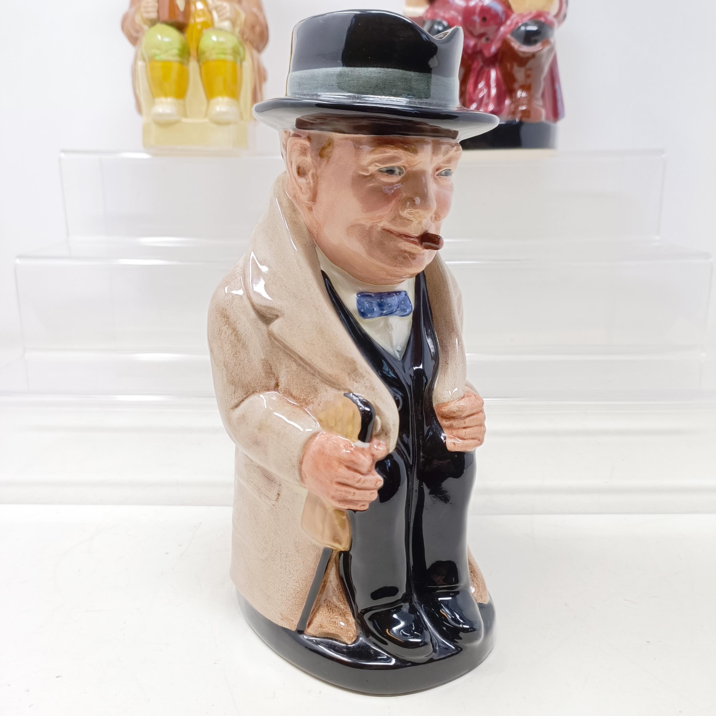 A Royal Doulton Toby jug, Toby XX, The Squire, Sir John Falstaff, Sir Winston Churchill, The - Image 22 of 35