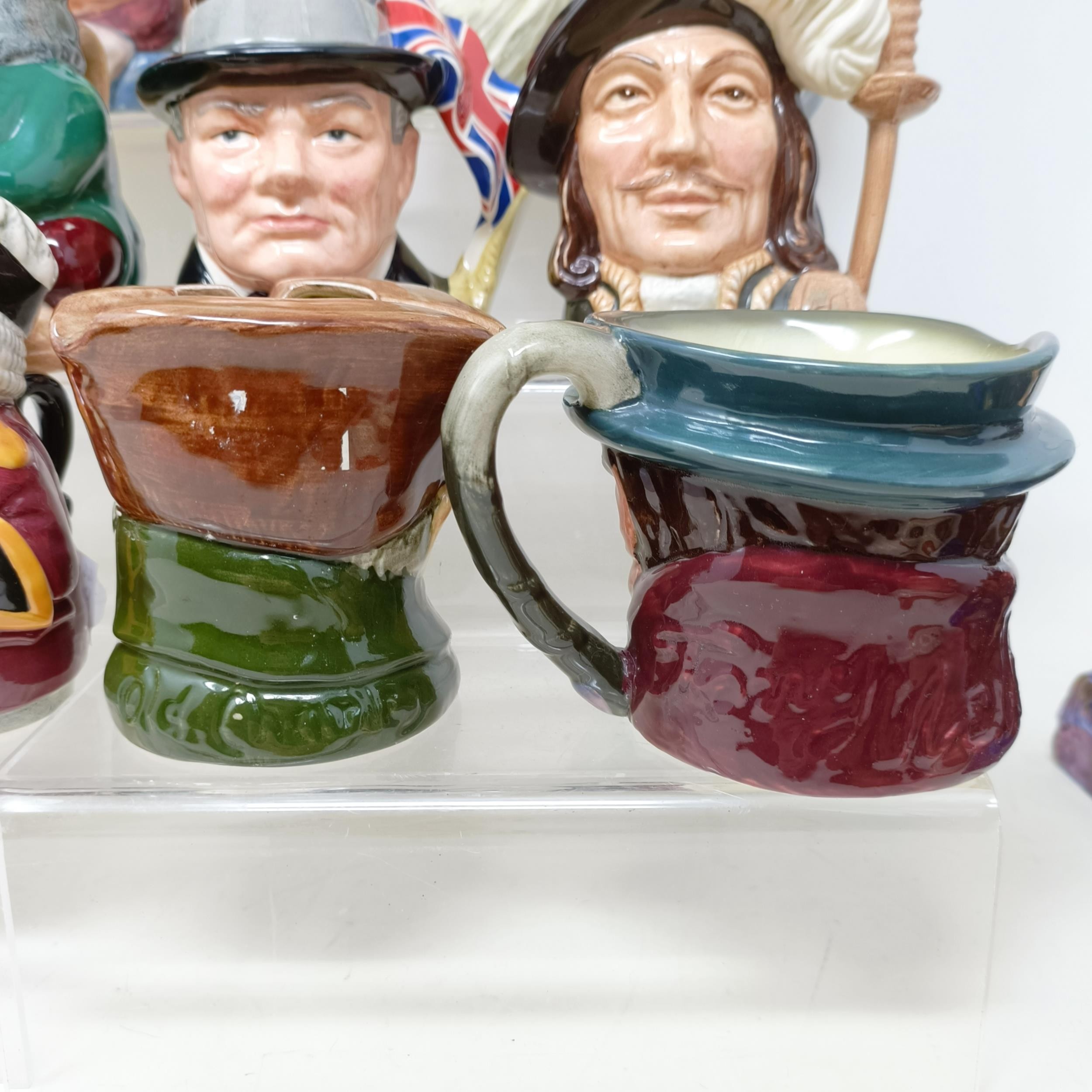 A Royal Doulton character jug, Robinson Crusoe D6532, Beefeater D6206, a Royal Doulton figure, The - Image 16 of 35