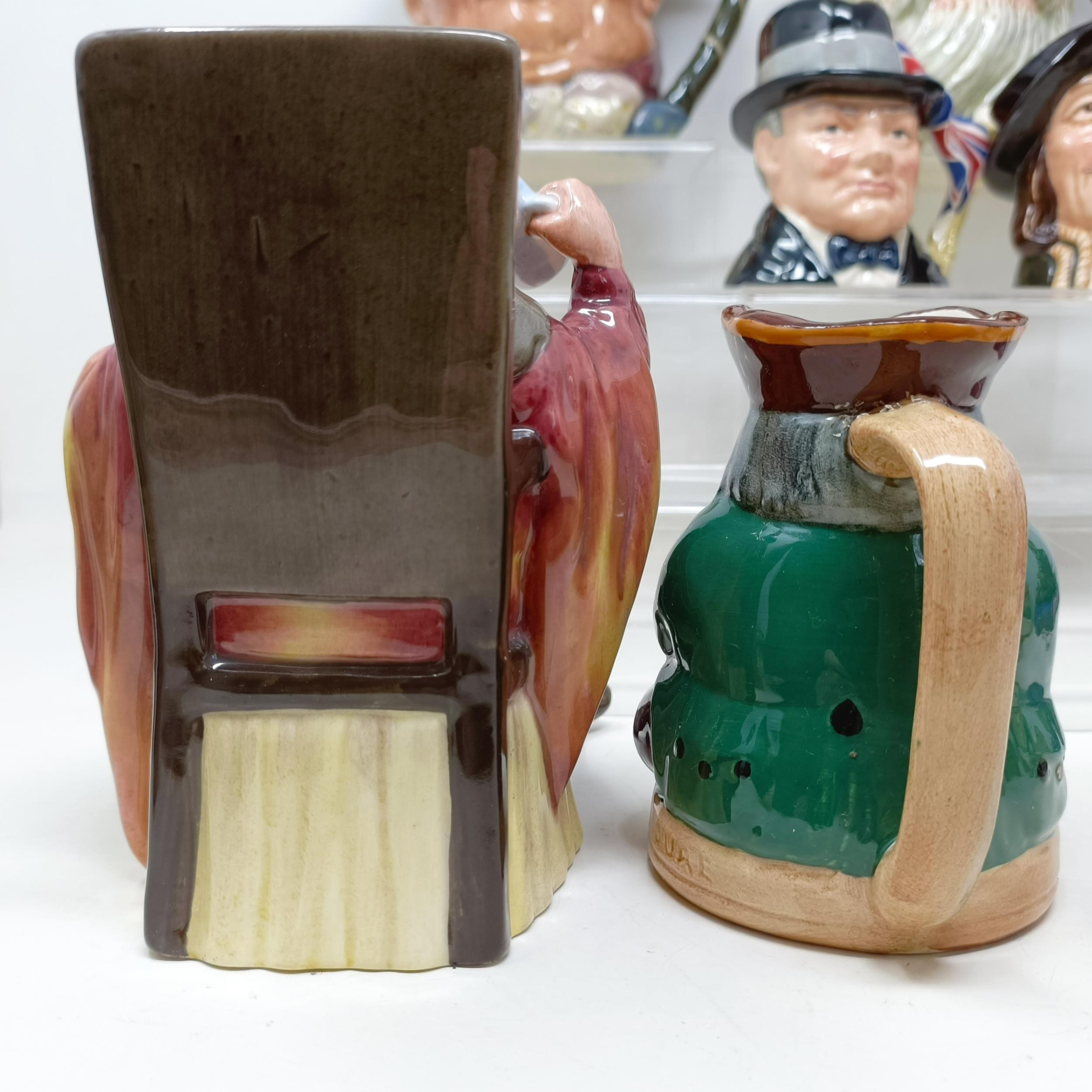 A Royal Doulton character jug, Robinson Crusoe D6532, Beefeater D6206, a Royal Doulton figure, The - Image 23 of 35