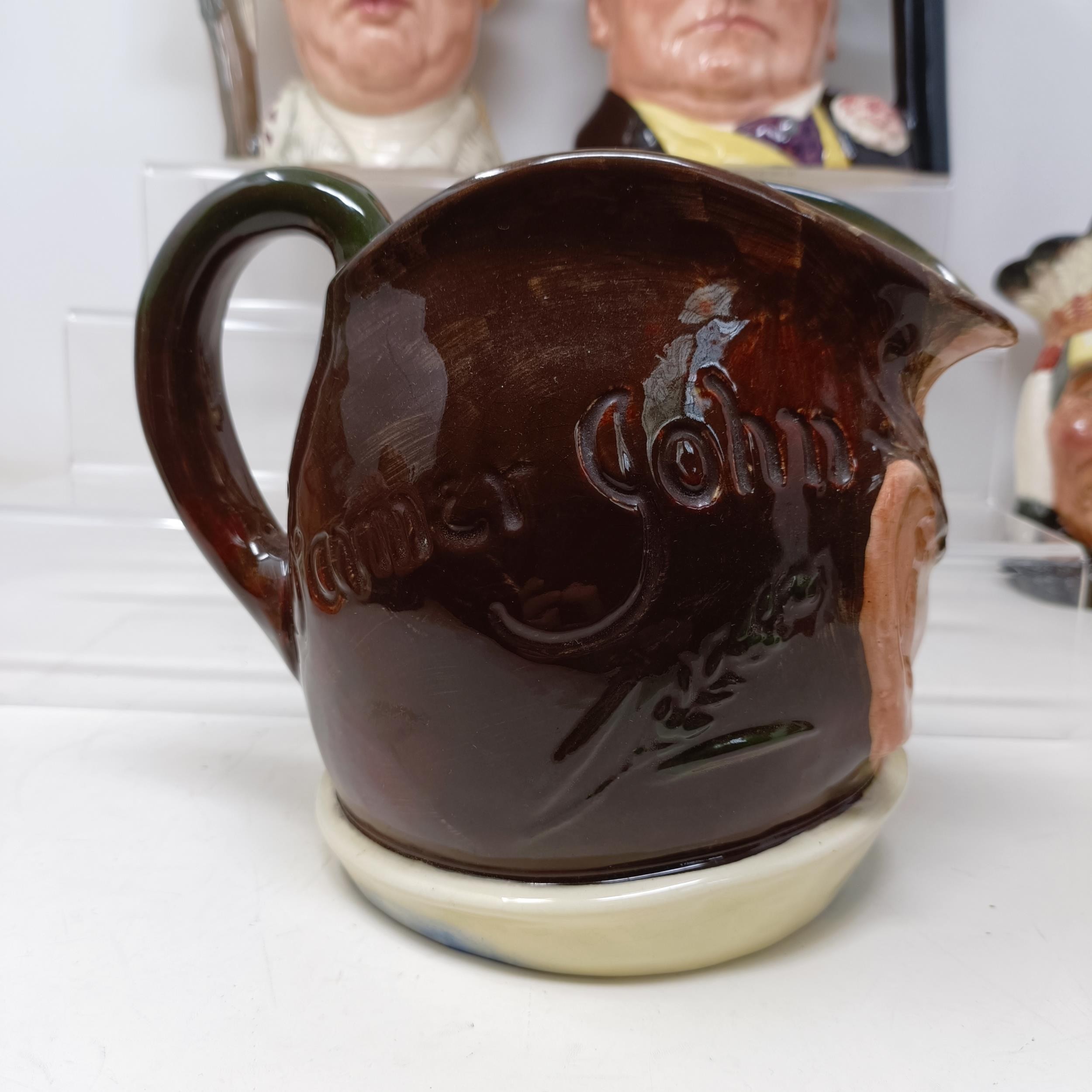 A Royal Doulton character jug, The Poacher D6429, Farmer John, George III D6749, W C Fields D6674, - Image 25 of 36