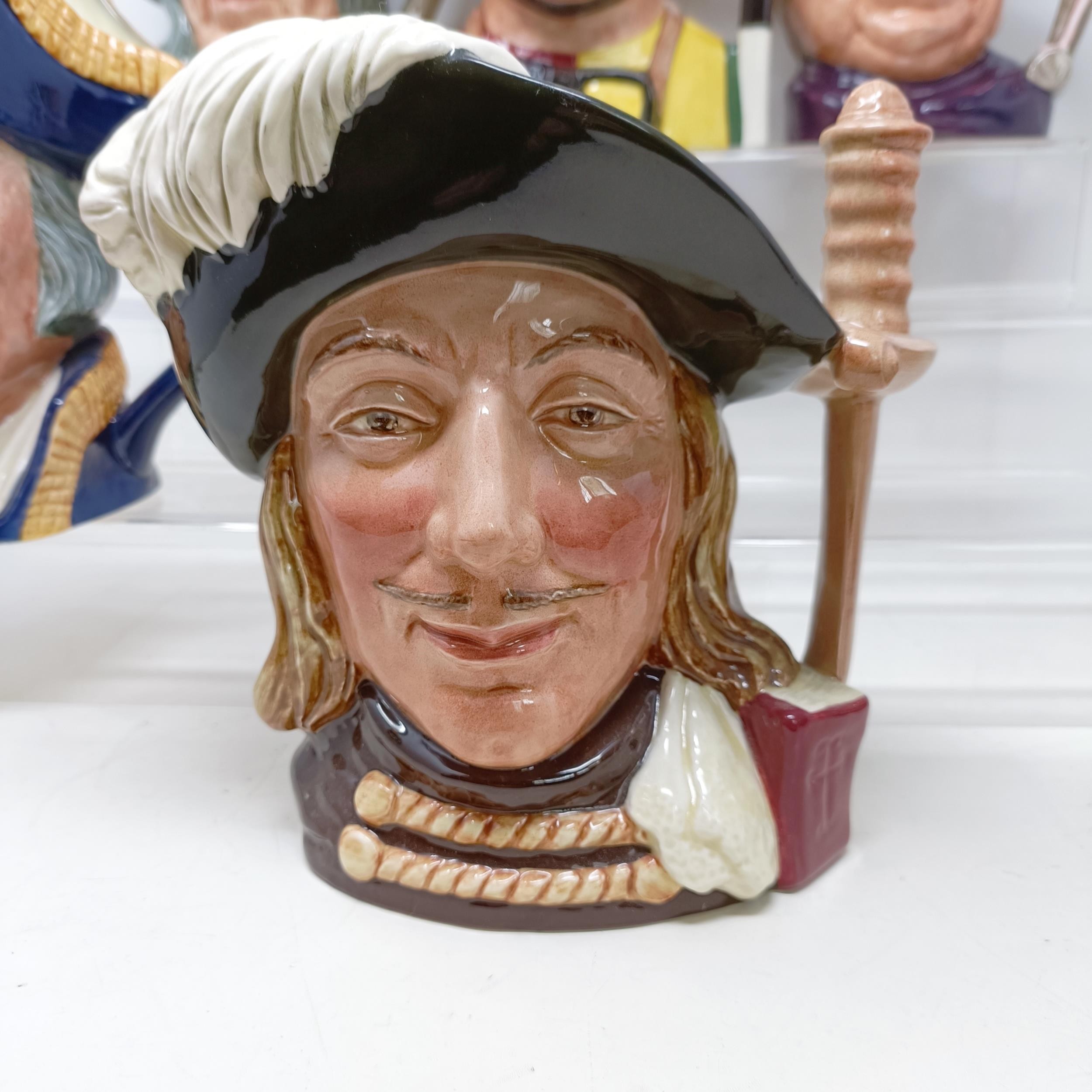 A Royal Doulton character jug, The Falconer D6533, Beefeater D6206, Simon The Cellarer, Ugly Duchess - Image 12 of 33