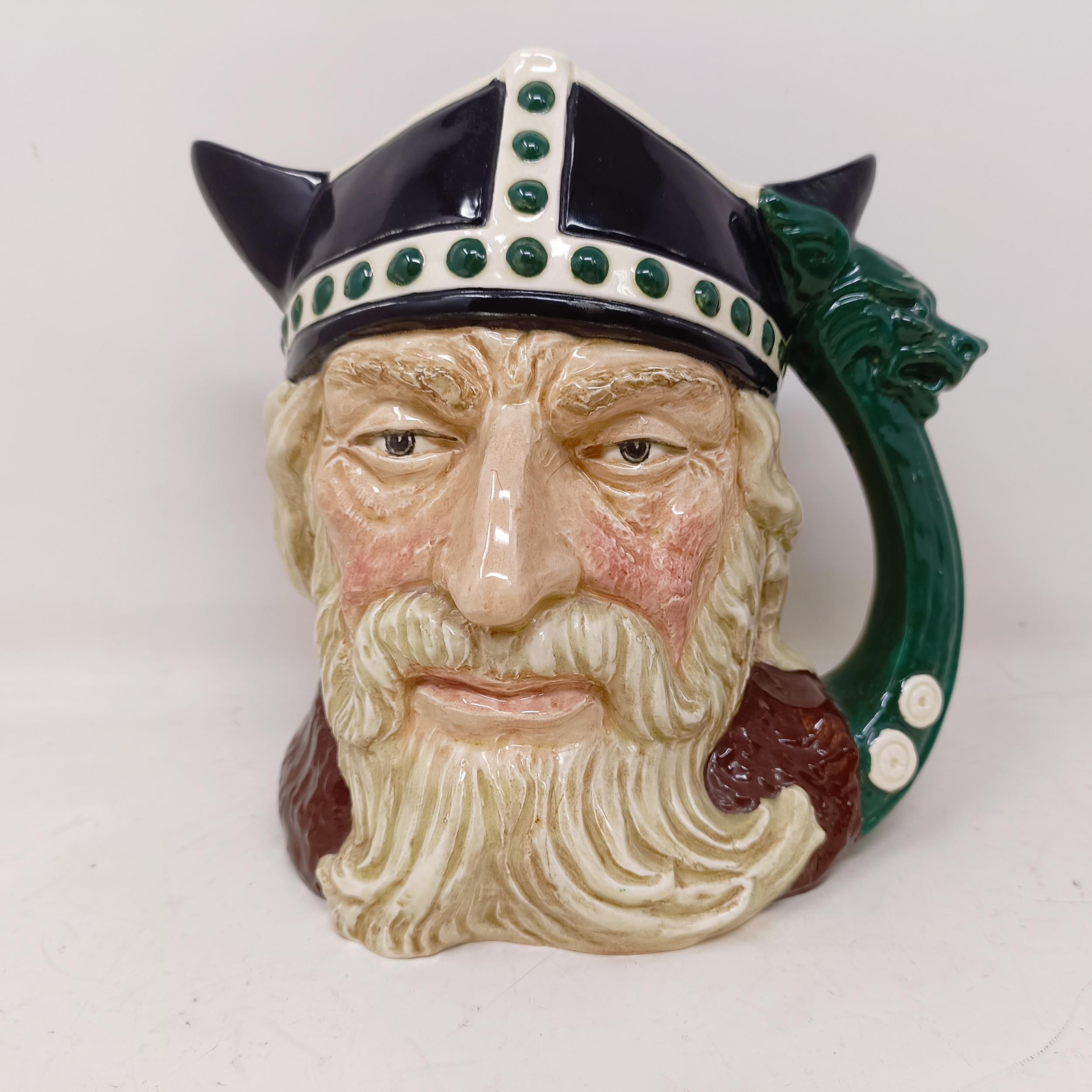 A Royal Doulton character jug, The Falconer D6533, Viking D6496, a Toby jug, Jolly Toby, a character - Image 32 of 35