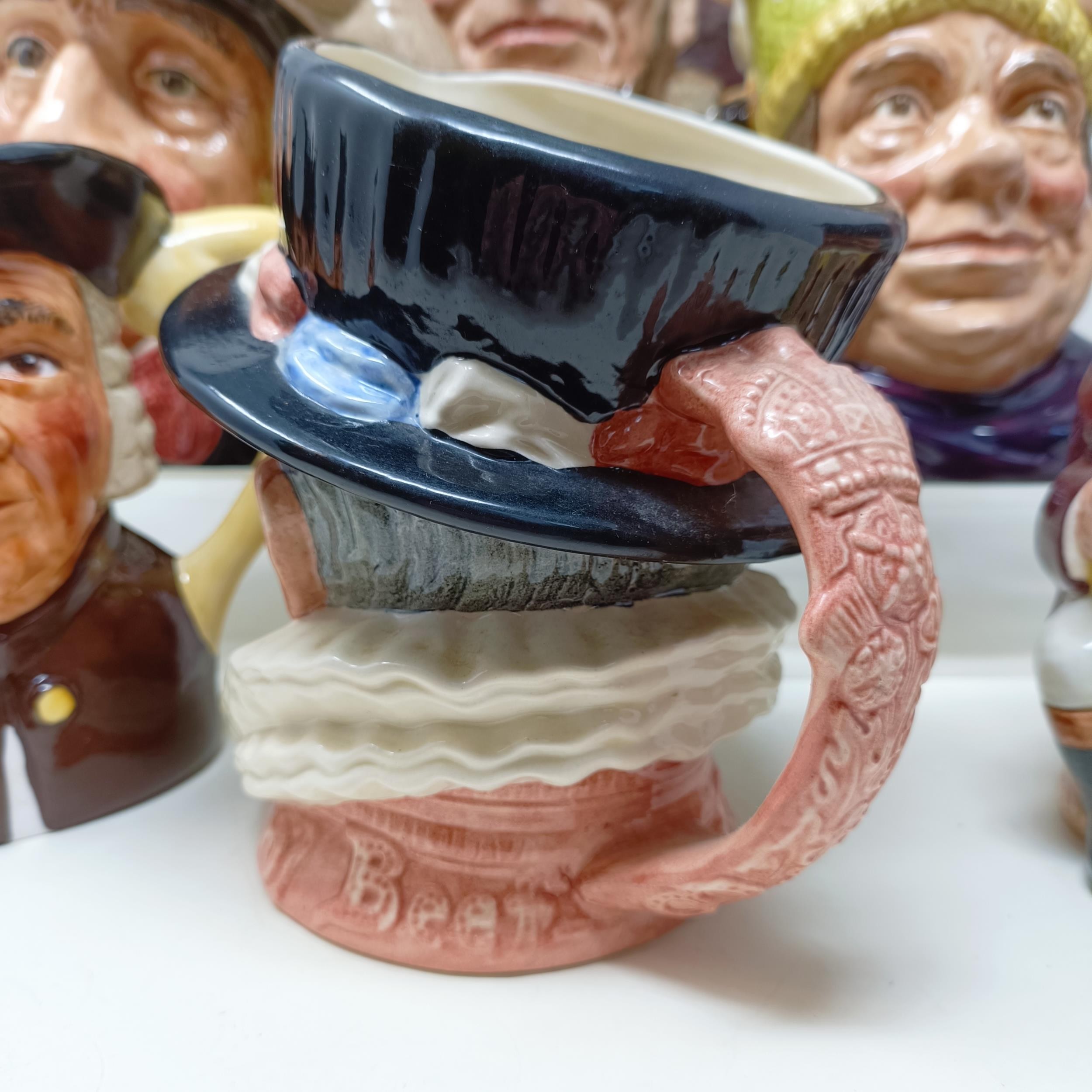 A Royal Doulton character jug, The Falconer D6533, Viking D6496, a Toby jug, Jolly Toby, a character - Image 3 of 35