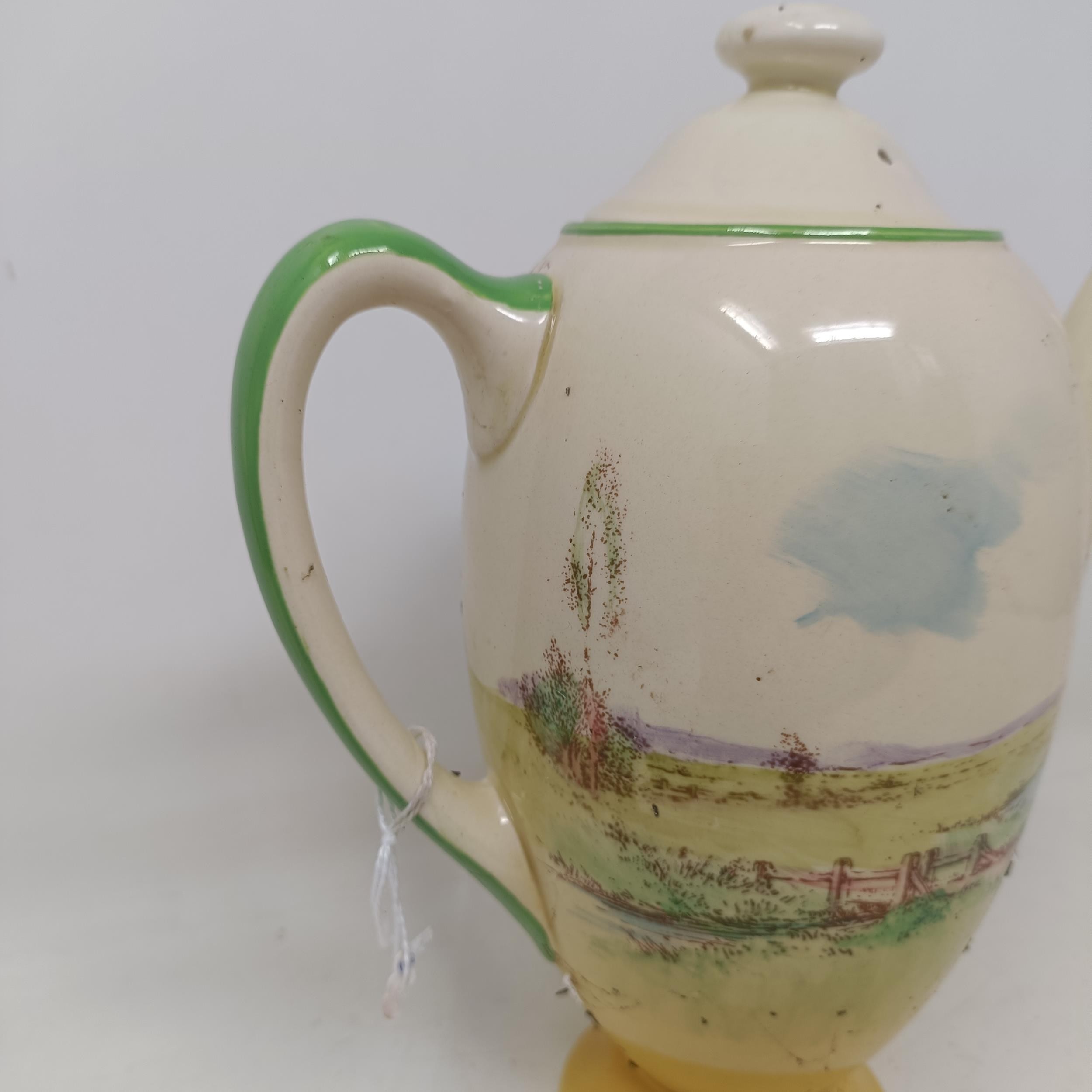 A Royal Doulton Dickens Ware musical jug, The Gaffers Story, 20 cm high, a coffee pot, decorated - Bild 24 aus 28