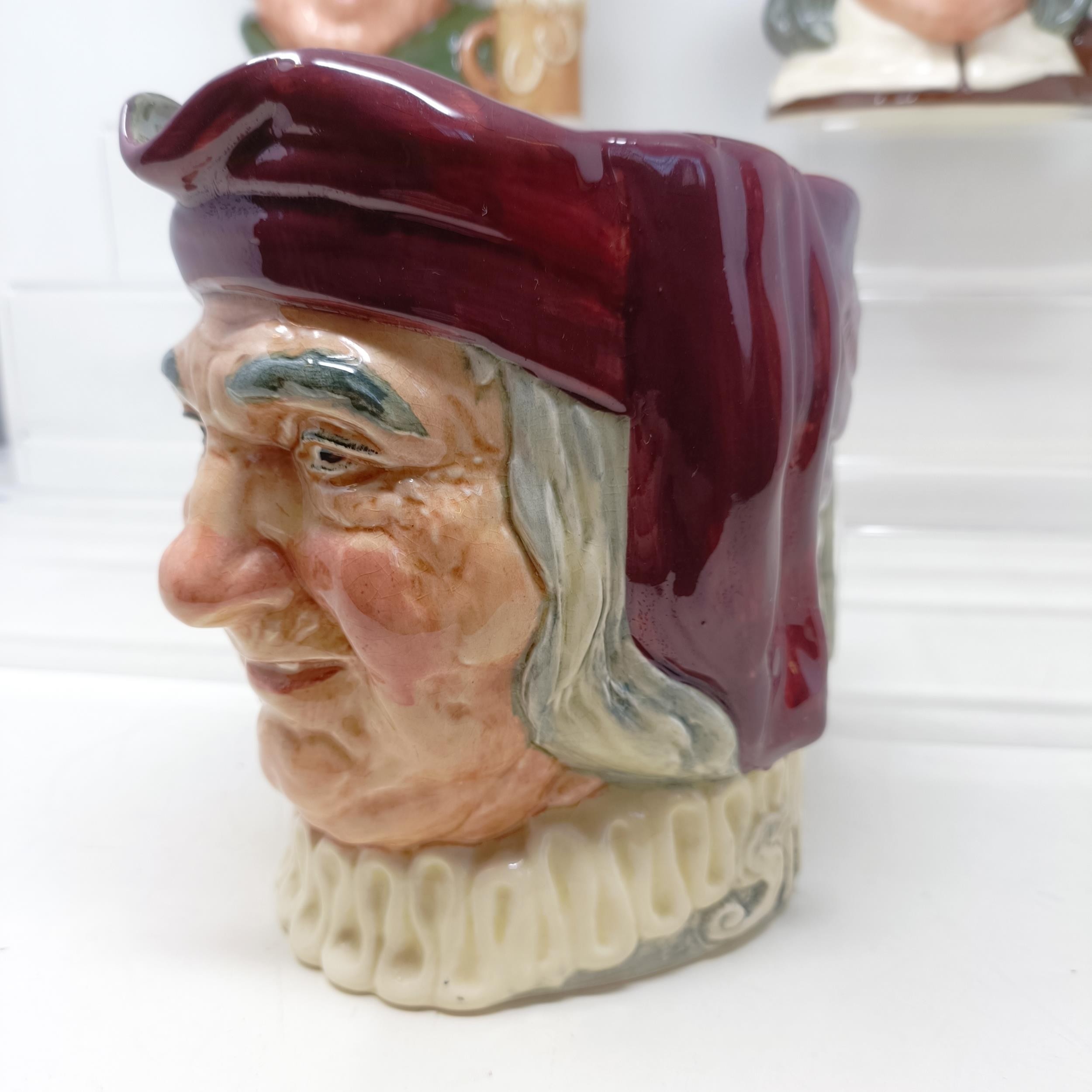 A Royal Doulton character jug, Simon The Cellarer, Golfer D6623, Old King Cole, Izaak Walton, D6404, - Image 25 of 38