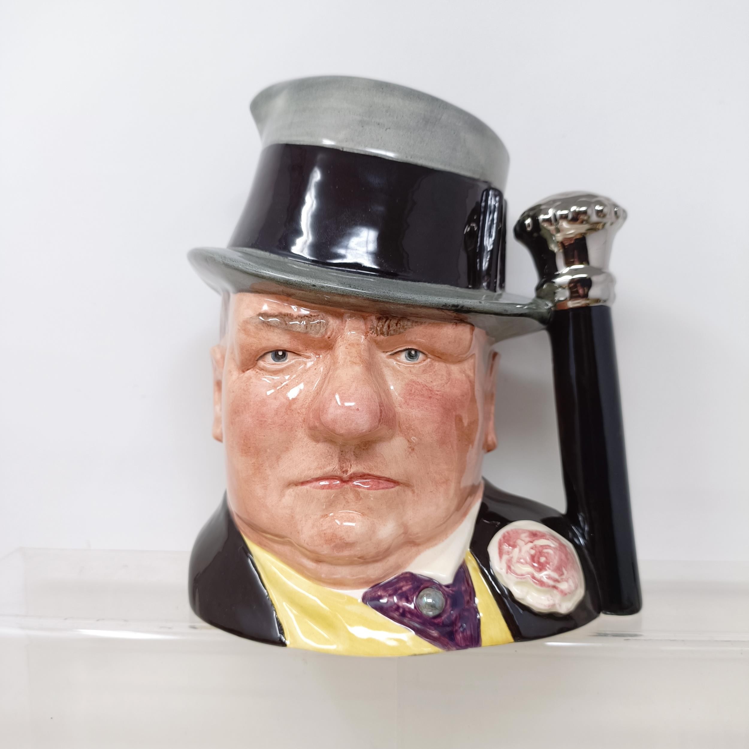 A Royal Doulton character jug, The Poacher D6429, Farmer John, George III D6749, W C Fields D6674, - Image 33 of 36