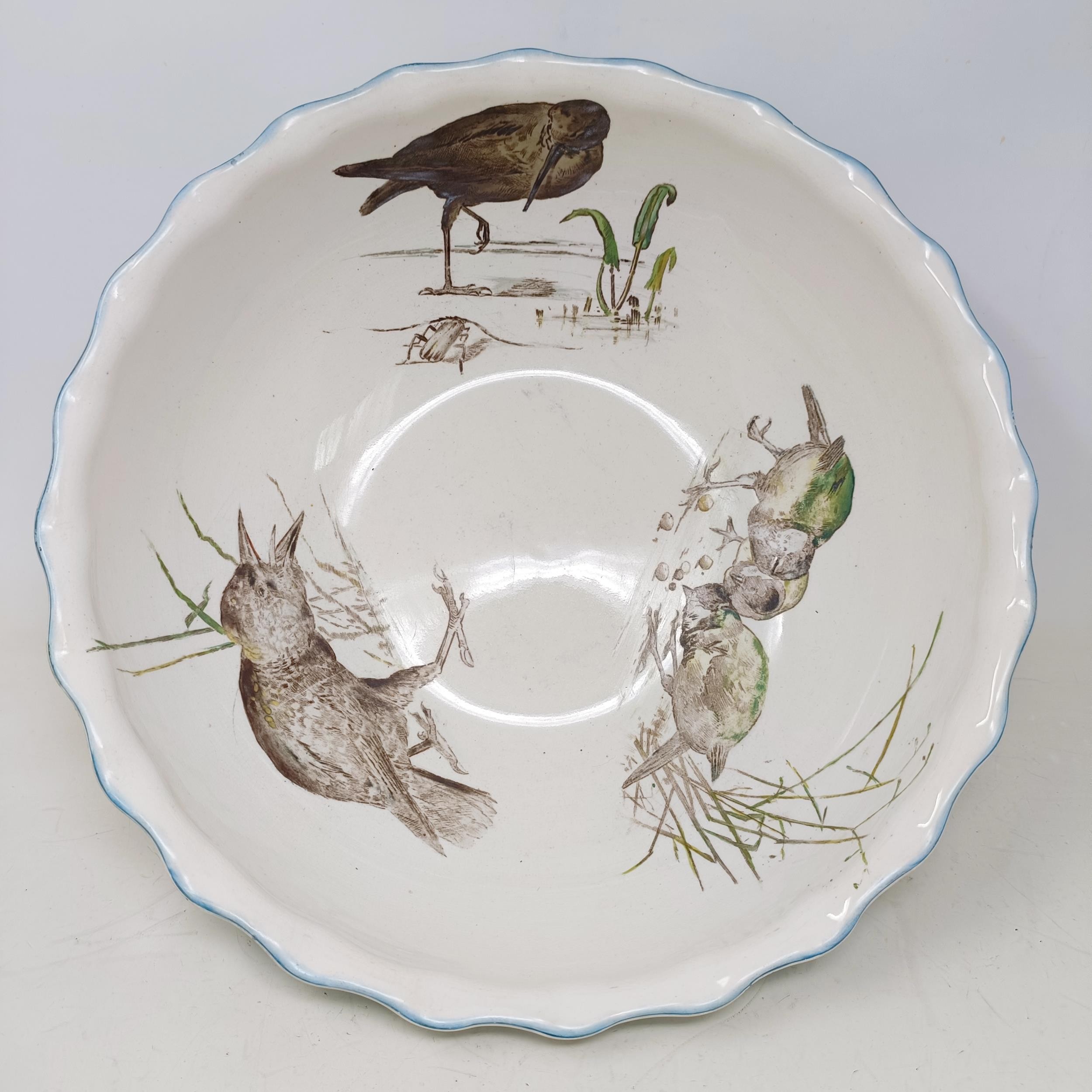 A Minton jug and bowl set, decorated birds (2) - Image 8 of 13