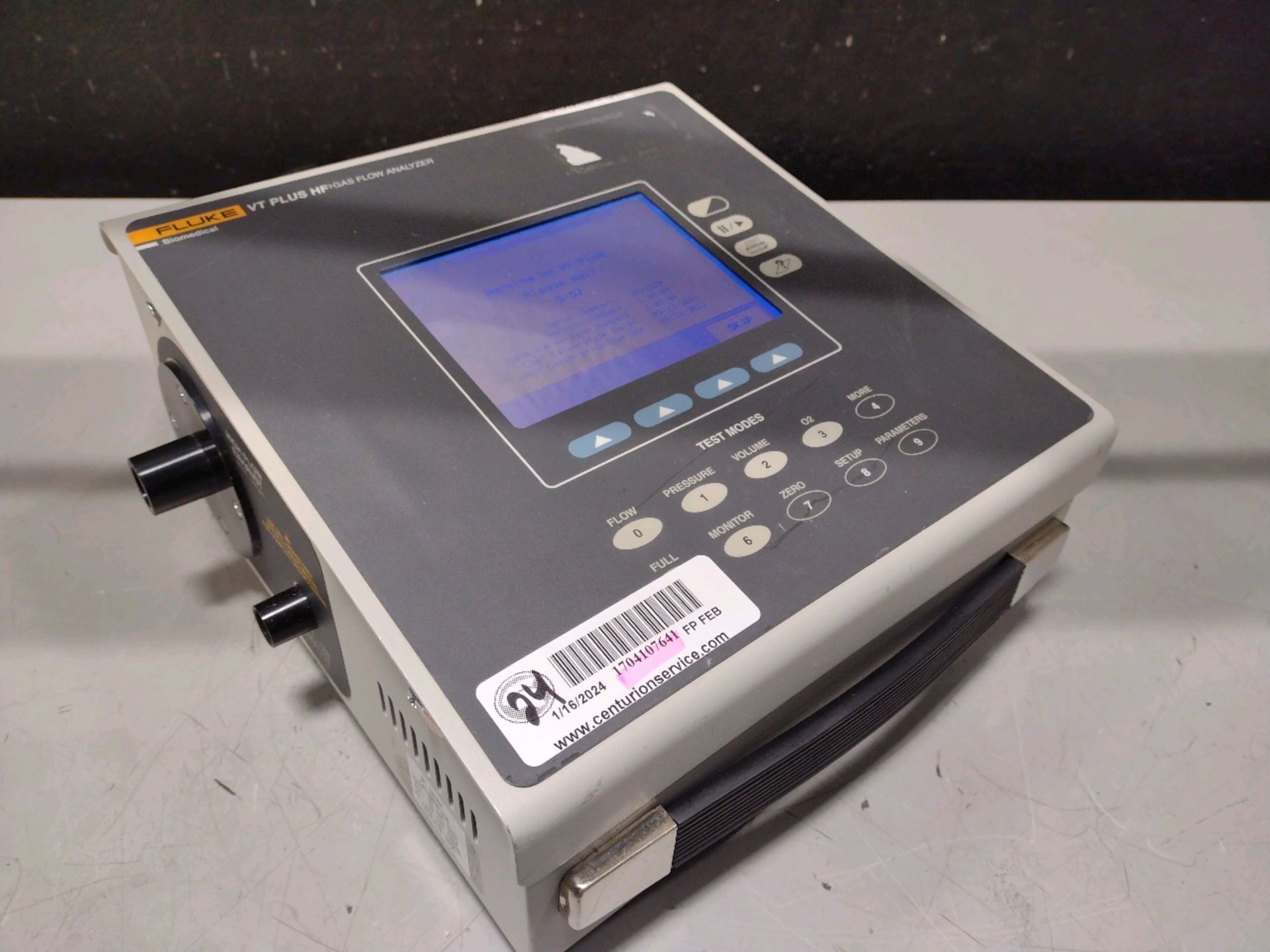 FLUKE VT PLUS HF GAS FLOW ANALYZER (LOCATED AT 3325 MOUNT PROSPECT ROAD, FRANKLIN PARK, IL, 60131)