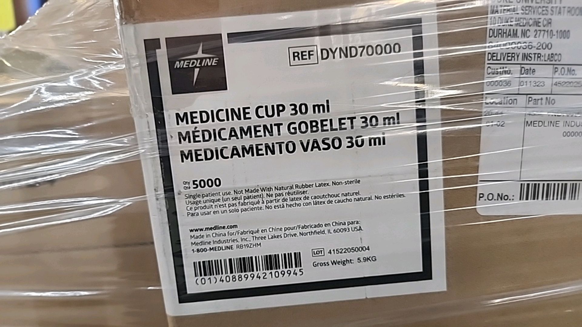 MIXED PALLET TO INCLUDE: BD REF 2420-0500 ALARIS PUMP INFUSION SET BACK CHECK VALVE (EXP. 2026-05- - Image 3 of 5