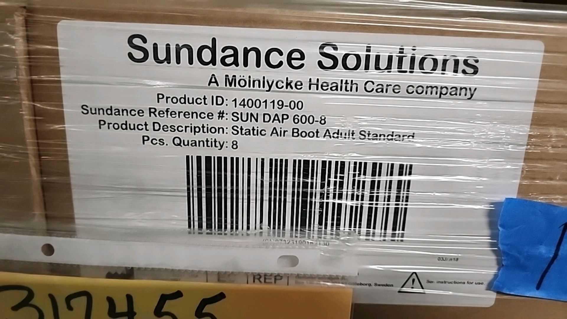 SUNDANCE SOLUTIONS REF SUNDAP600-8 STATIC AIR BOOT ADULT STANDARD LOCATION: 100 GOLDEN DR. CODE: - Image 3 of 3