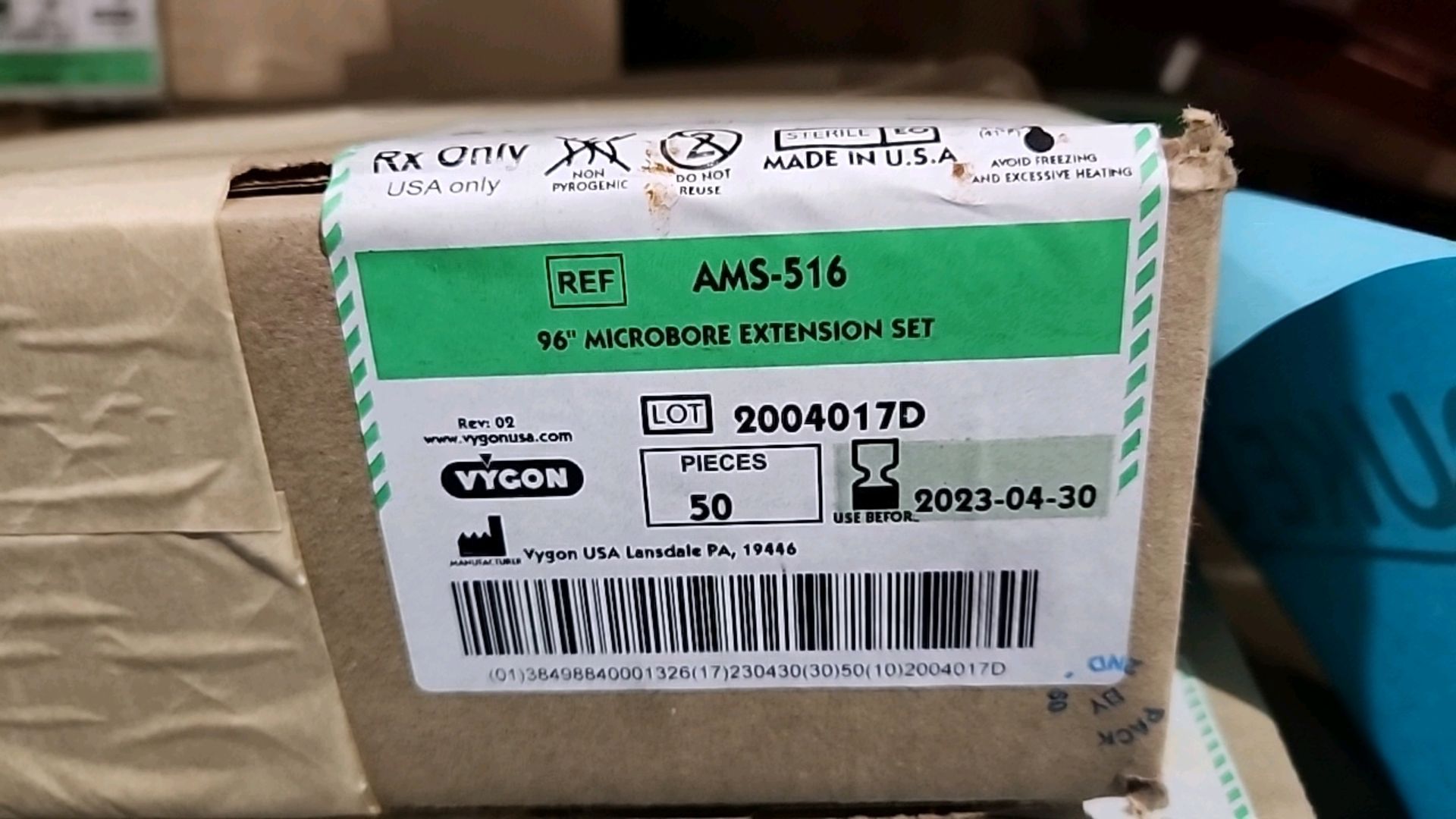 VYCON REF AMS-516 96"" MICROBORE EXTENSION SET (NOT IN DATE) LOCATION: 100 GOLDEN DR. CODE: 37 - Image 4 of 5