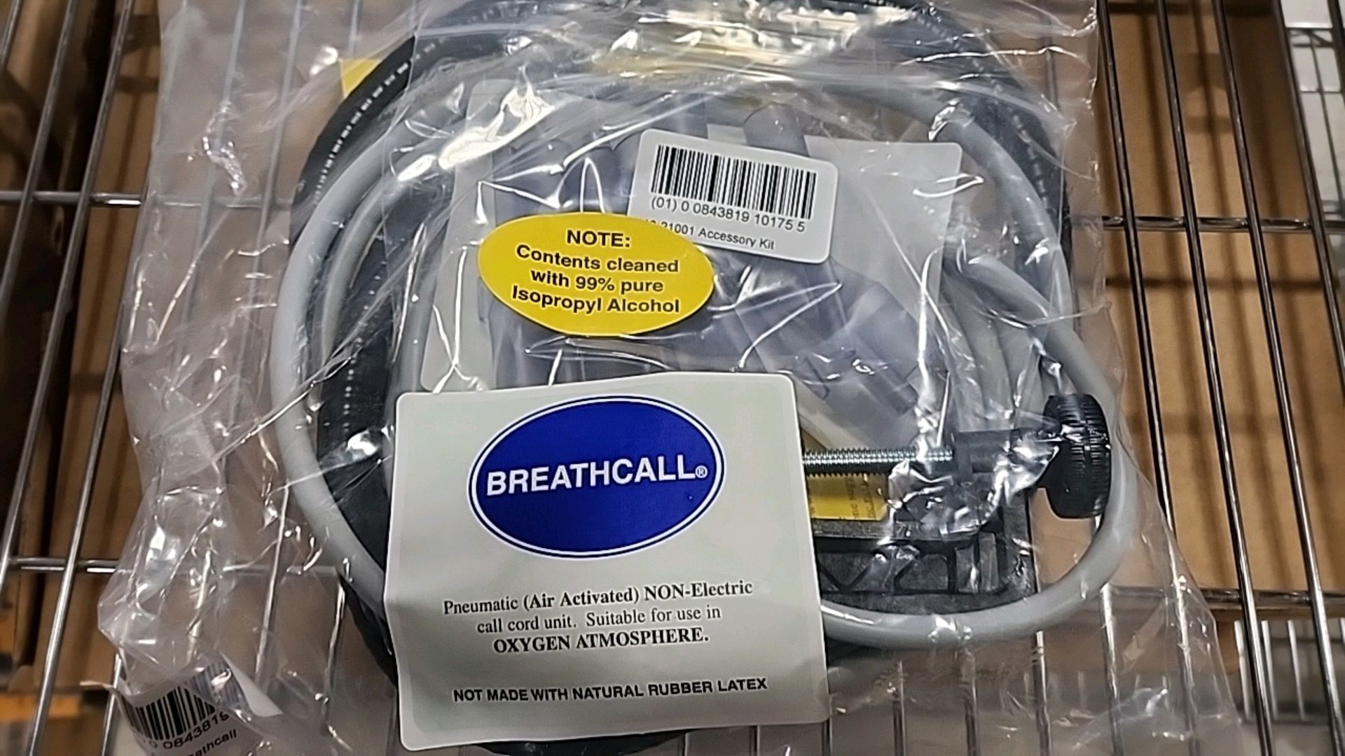 BREATHCALL MODEL 11001-09 PNEUMATIC (AIR ACTIVATED) NON-ELECTRIC CALL CORD UNIT. , QTY(13) UNITS - Image 4 of 4