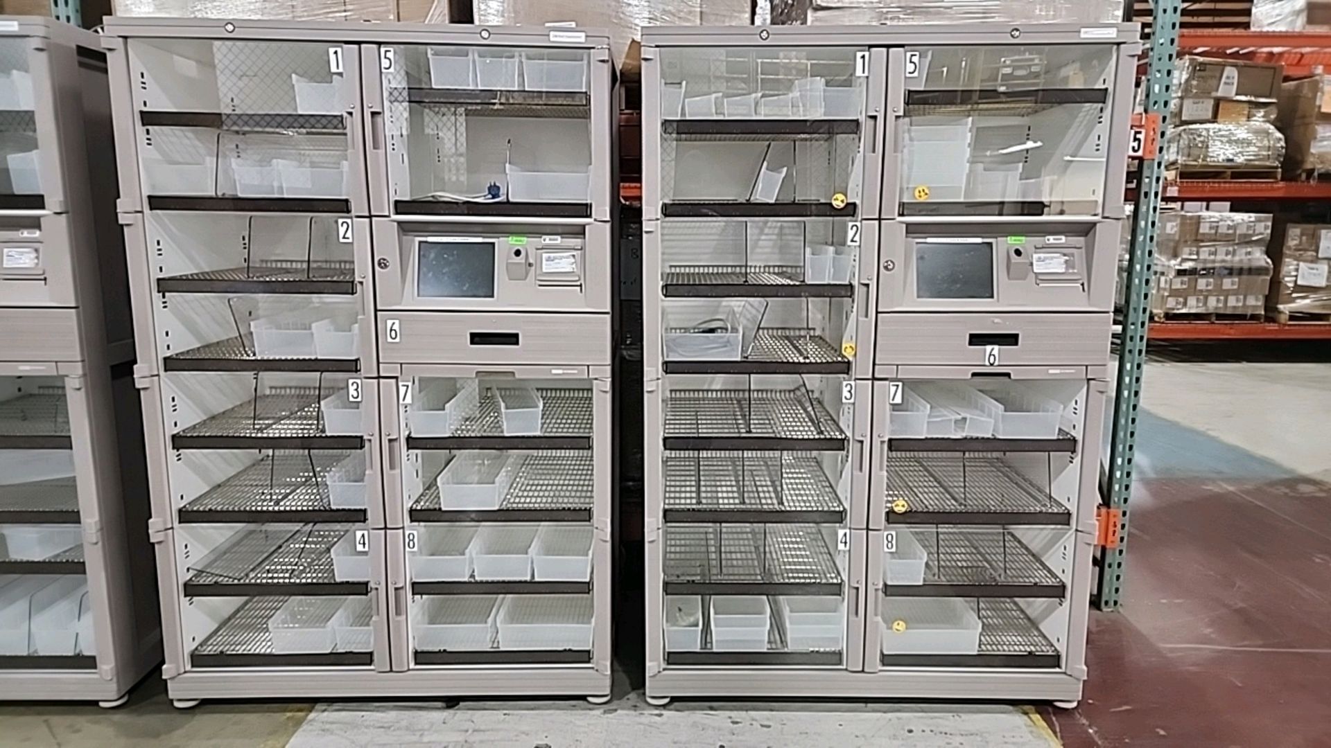 BD PYXIS 347 UNIVERSAL 601 SUPPLY CABINET, 2-DOOR, QTY(2) LOCATION: 100 GOLDEN DR. CODE: 217