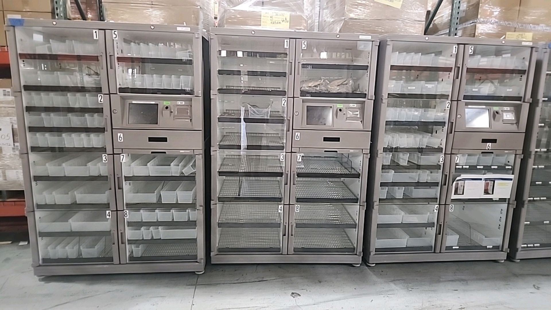 BD PYXIS 347 UNIVERSAL 601 SUPPLY CABINET, 2-DOOR, QTY(3) LOCATION: 100 GOLDEN DR. CODE: 309