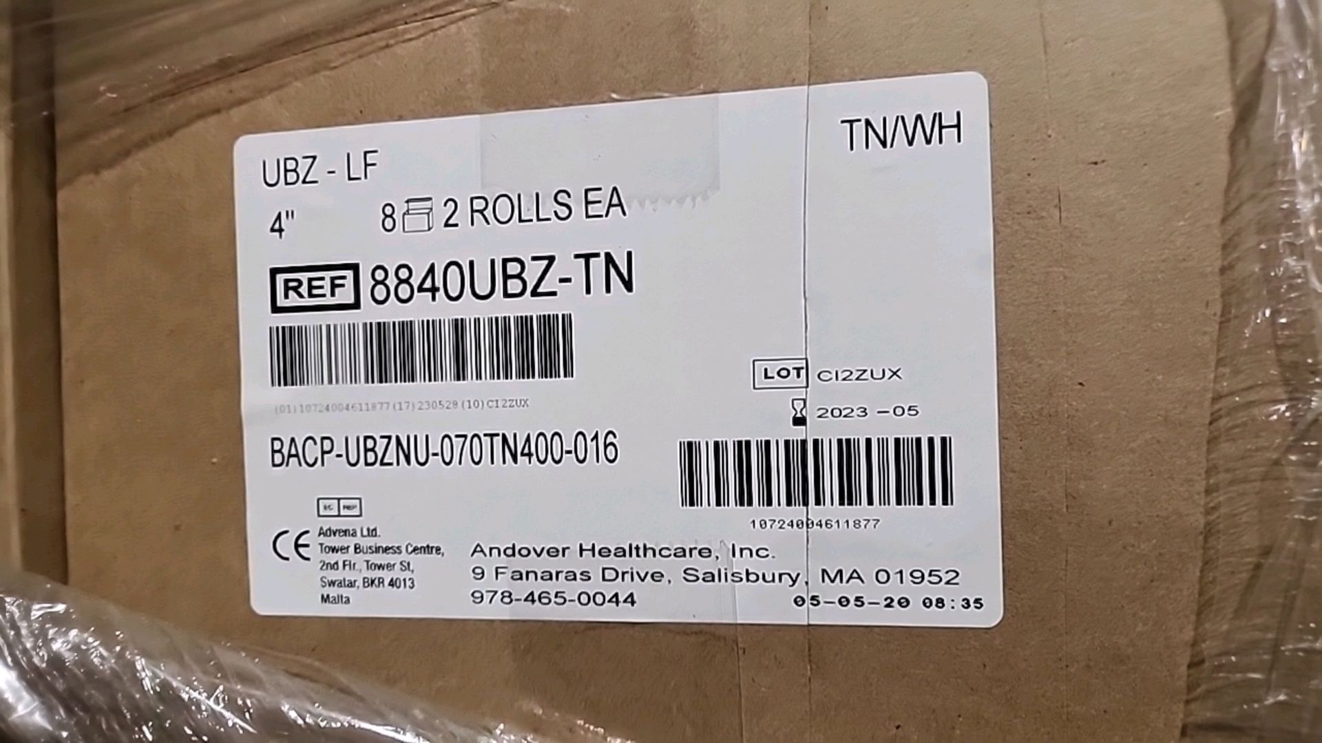 MILLIKEN REF 8840UBZ-TN COFLEX TLC ZINC LITE TWO-LAYER COMPRESSION KIT (NOT IN DATE) LOCATION: 100 - Image 3 of 3