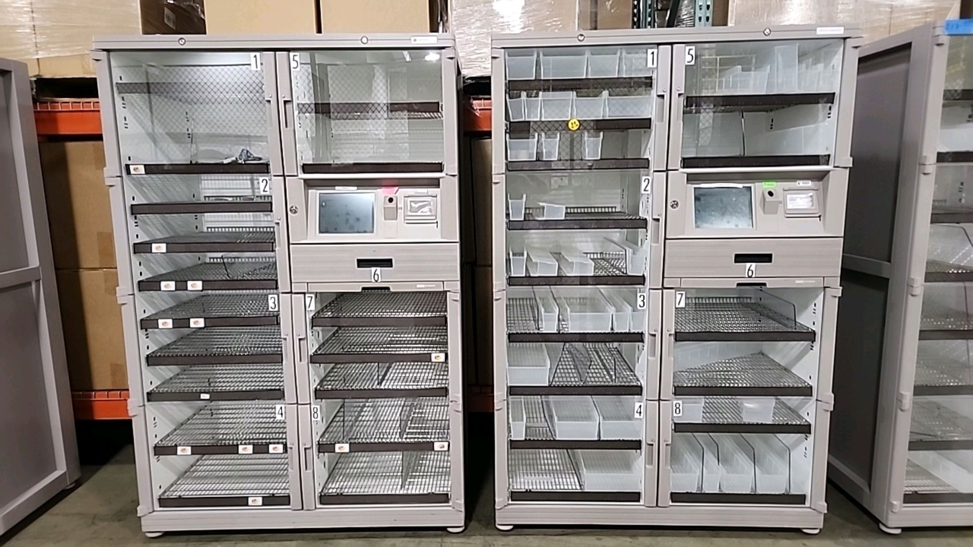 BD PYXIS 347 UNIVERSAL 601 SUPPLY CABINET, 2-DOOR, QTY(2) LOCATION: 100 GOLDEN DR. CODE: 218