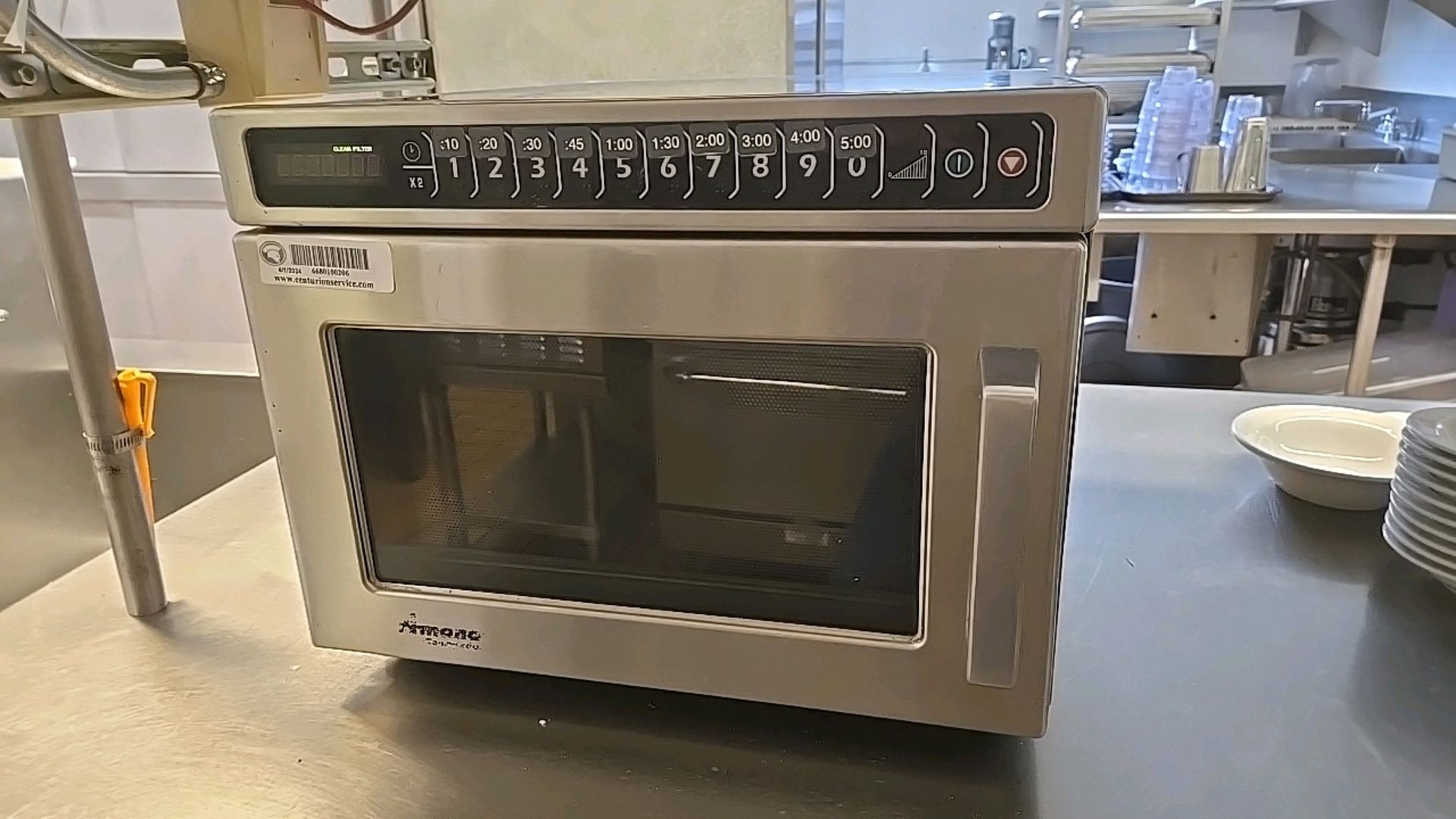 AMANA HDC12A2 COMMERCIAL COUNTERTOP MICROWAVE