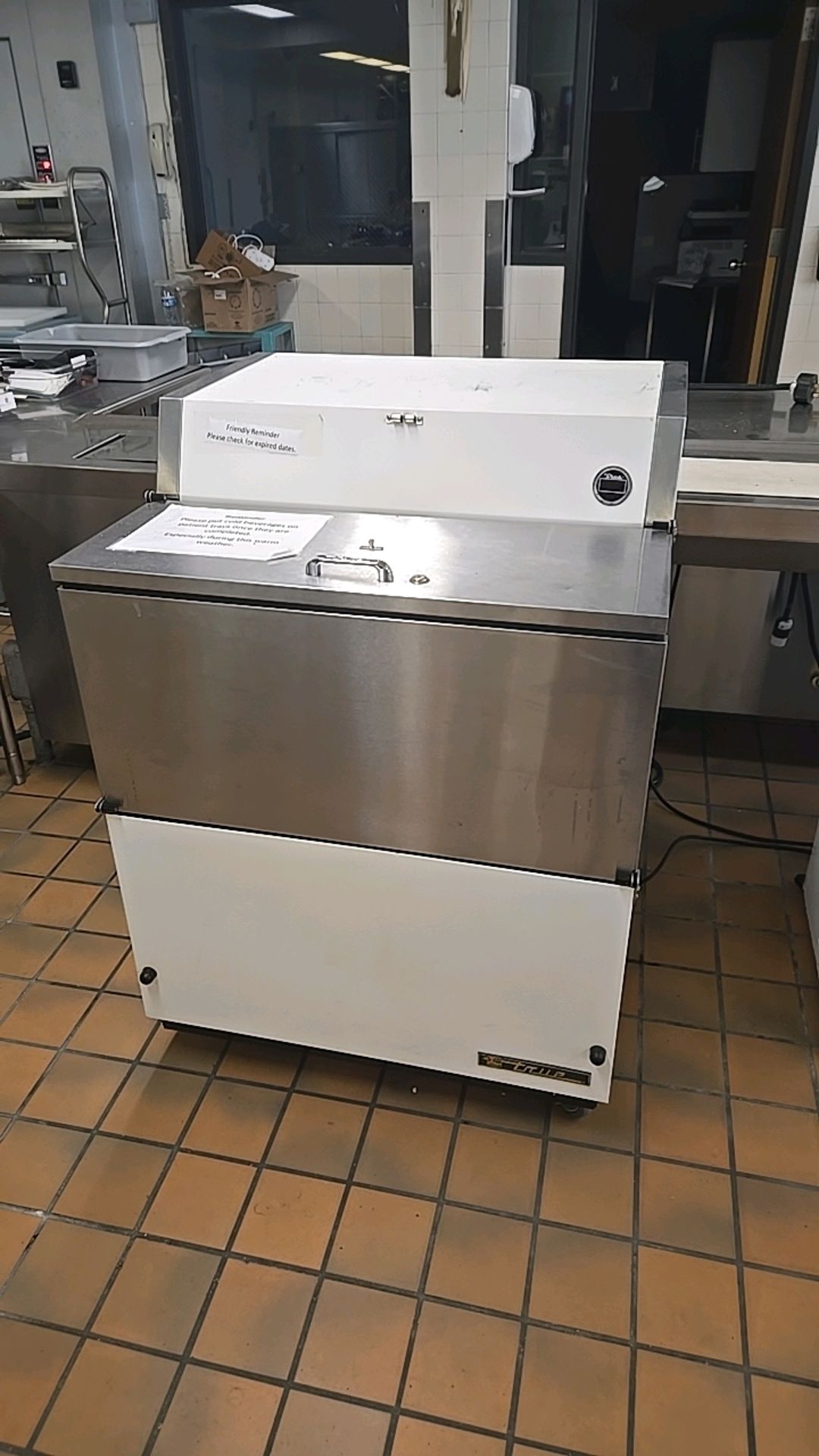 TRUE TMC-34-SS MILK COOLER WITH TOP & SIDE ACCESS