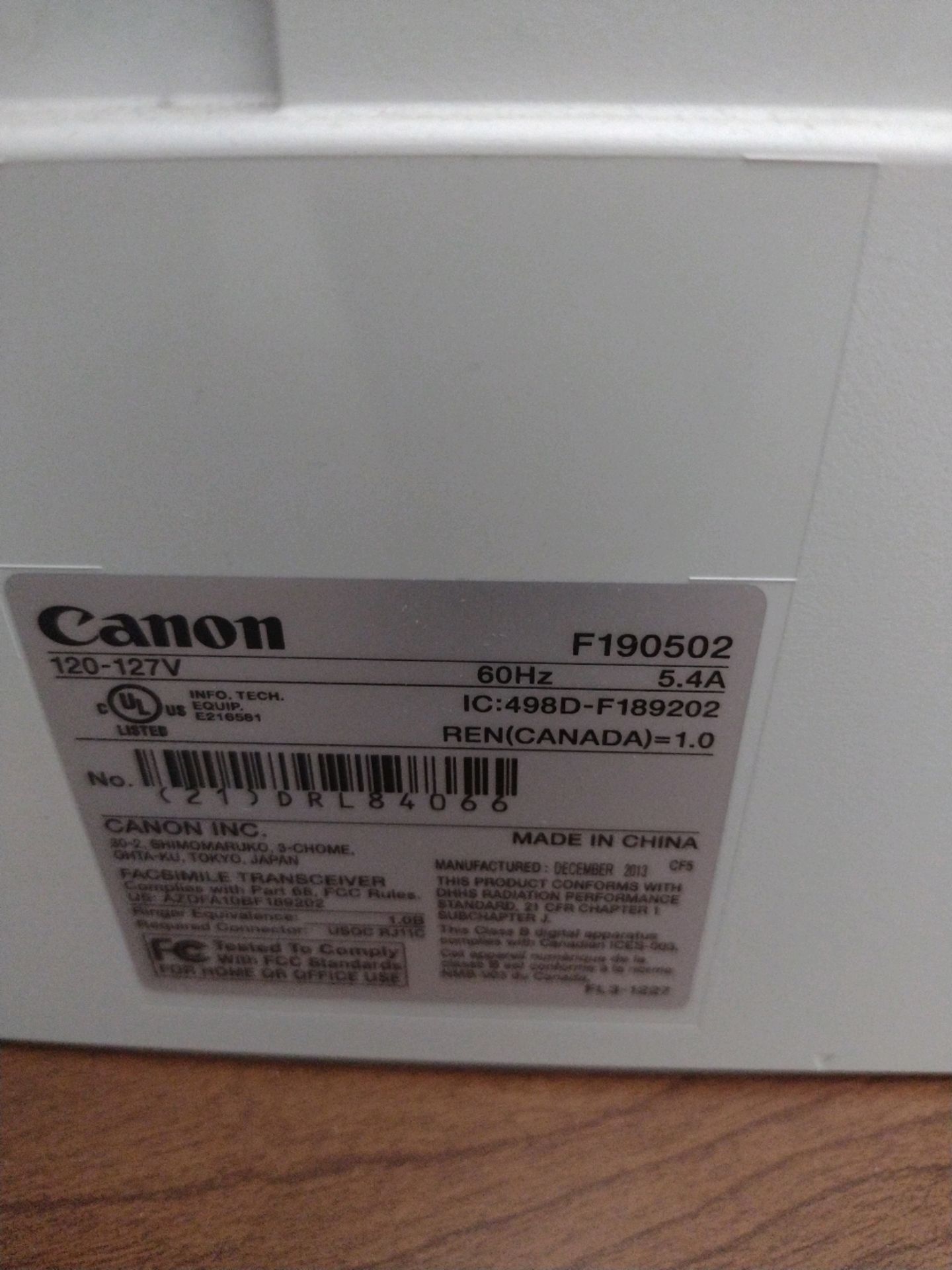 CANON IMAGERUNNER 1025IF MULTIFUNCTION COPIER - Image 4 of 4
