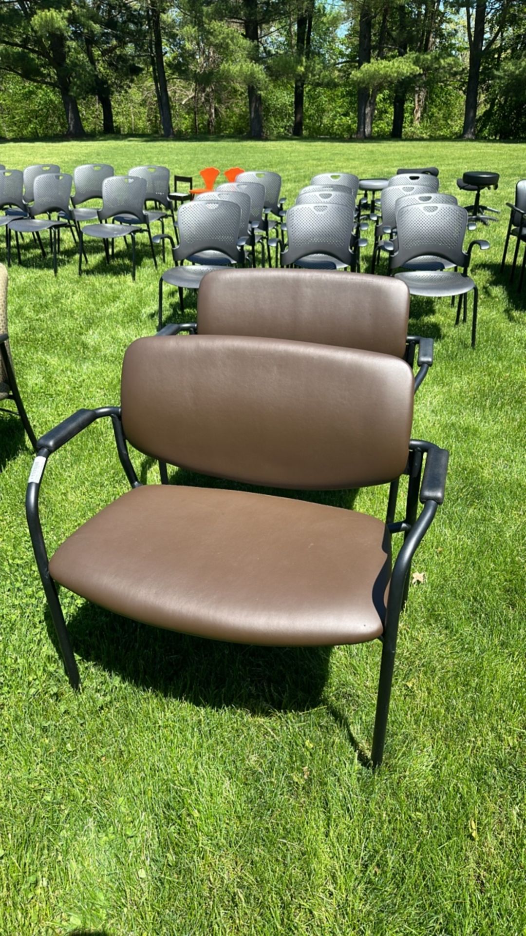 BARIATRIC CHAIRS - BROWN (QTY. 2)