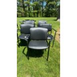 SIDE CHAIRS -BLACK (QTY. 7)