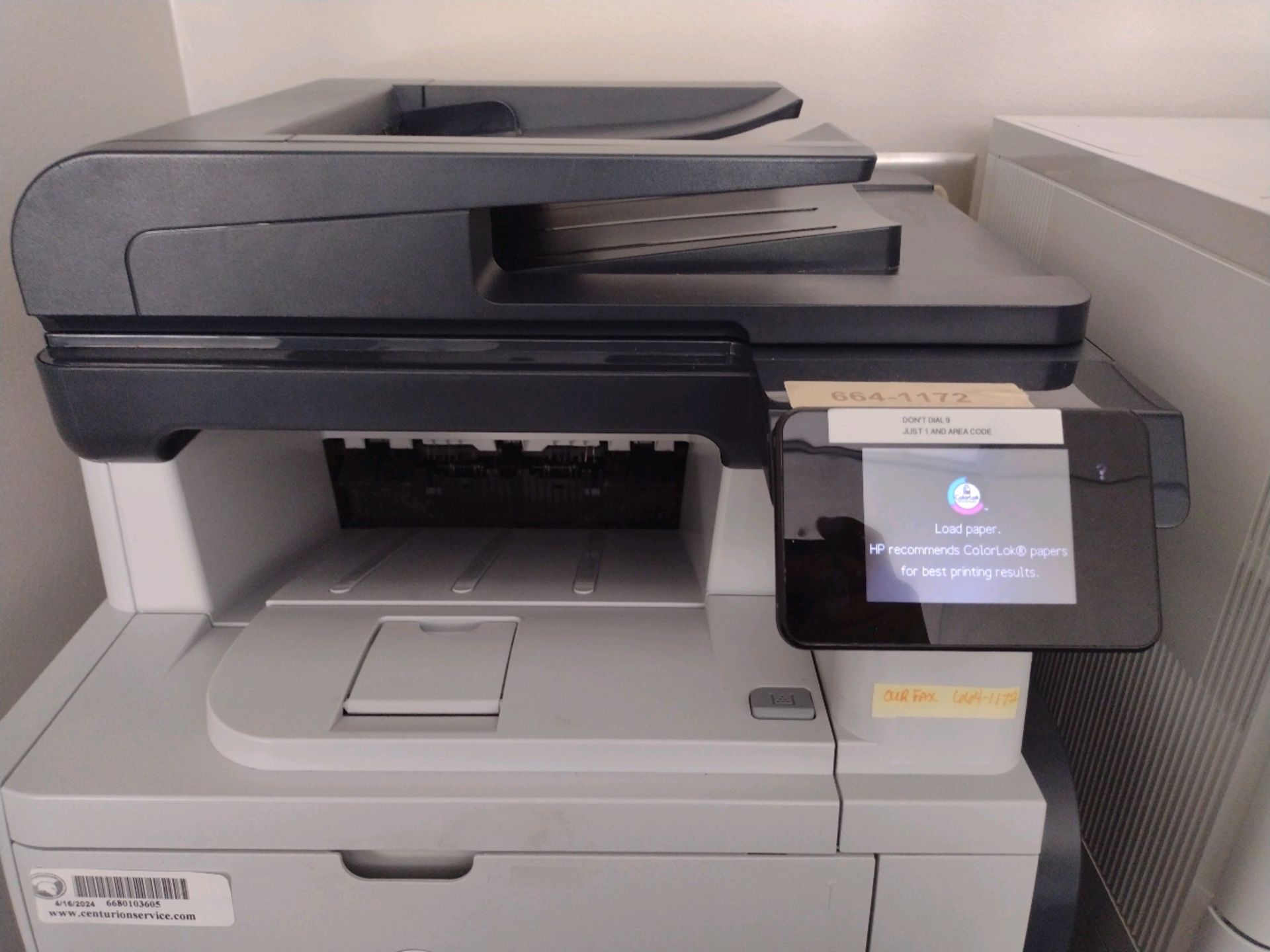 HEWLETT PACKARD LASER JET PRO MFP M521DH PRINTER - Image 2 of 3