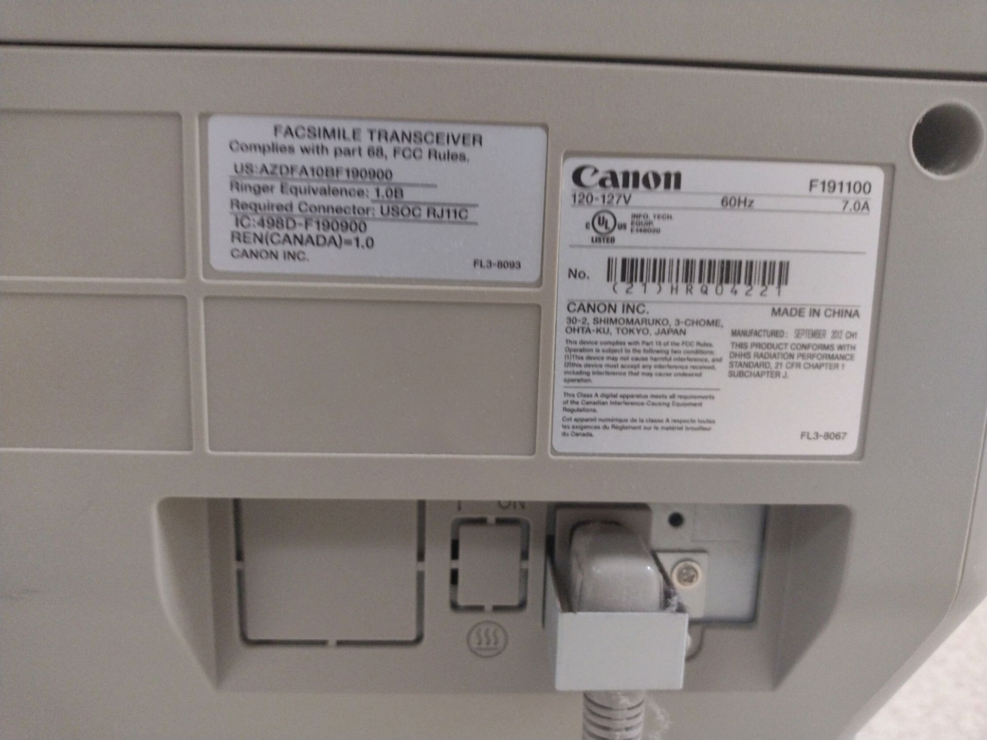 CANON IMAGERUNNER ADVANCE 4025 MULTIFUNCTION COPIER - Image 6 of 6