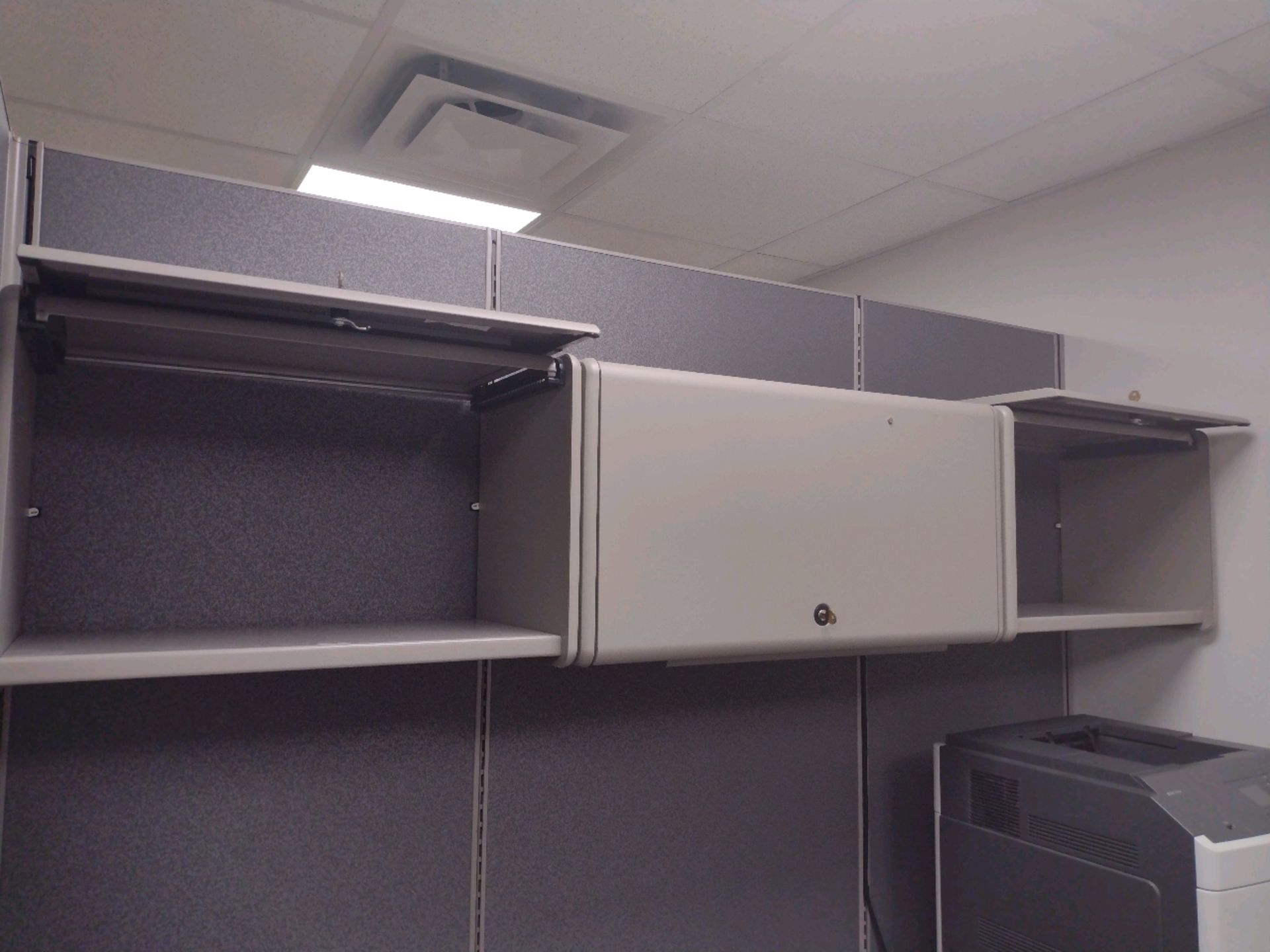 OFFICE SUITE INCLUDE: 6 WORKSTATION CUBICLE, LEXMARK PRINTER, HP PRINTER, 3- CANON DR-C130 - Image 12 of 12