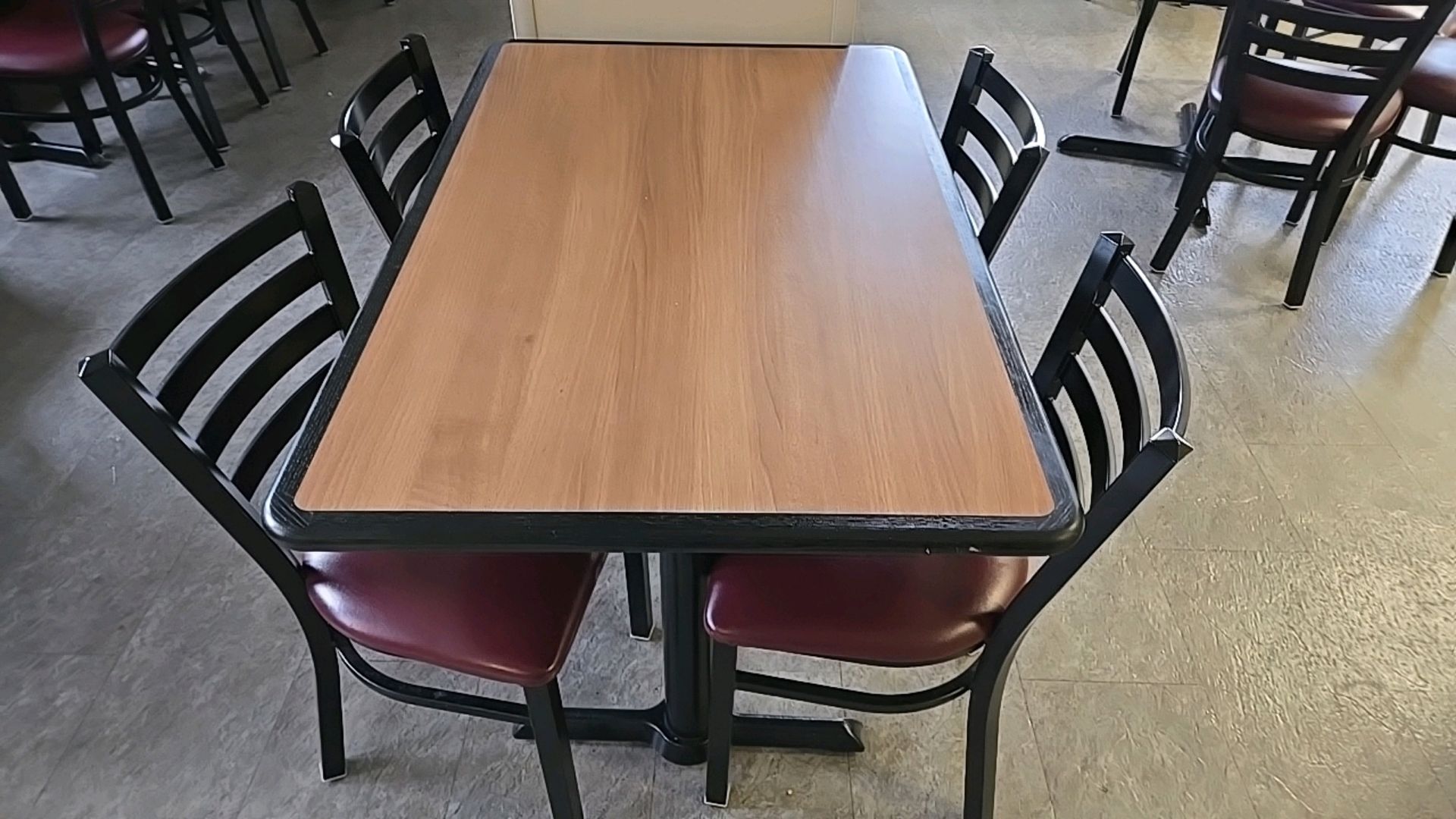 DINING TABLES, QTY (4) WITH CHAIRS, QTY (16) - Image 3 of 3