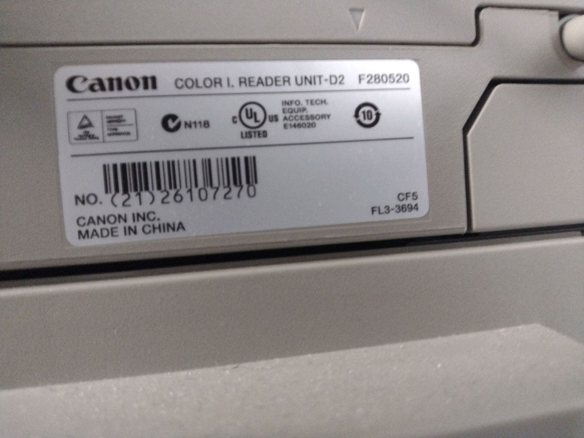 CANON IMAGERUNNER ADVANCE MULTIFUNCTION COPIER - Image 4 of 4