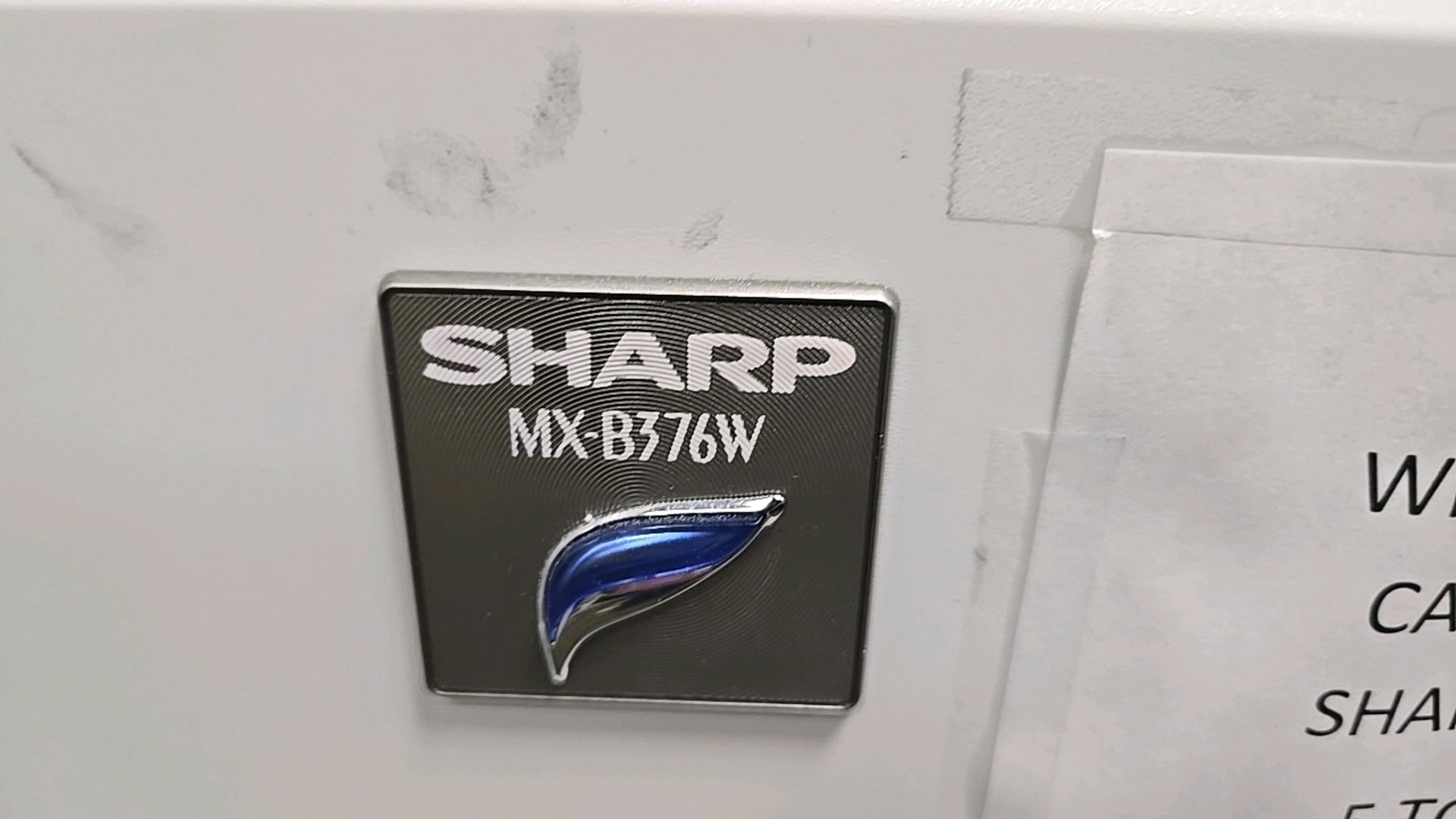 SHARP MX-B376W PRINTER ON CART - Image 3 of 3
