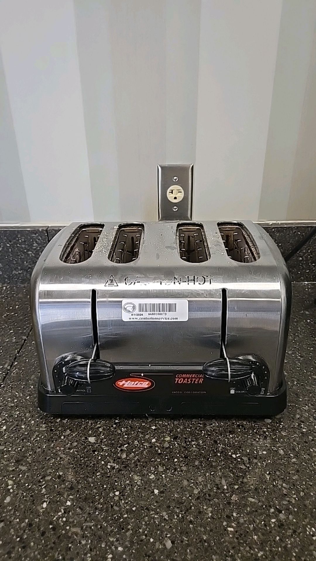 HATCO TP-120 FOUR-SLOT COUNTERTOP COMMERCIAL TOASTER