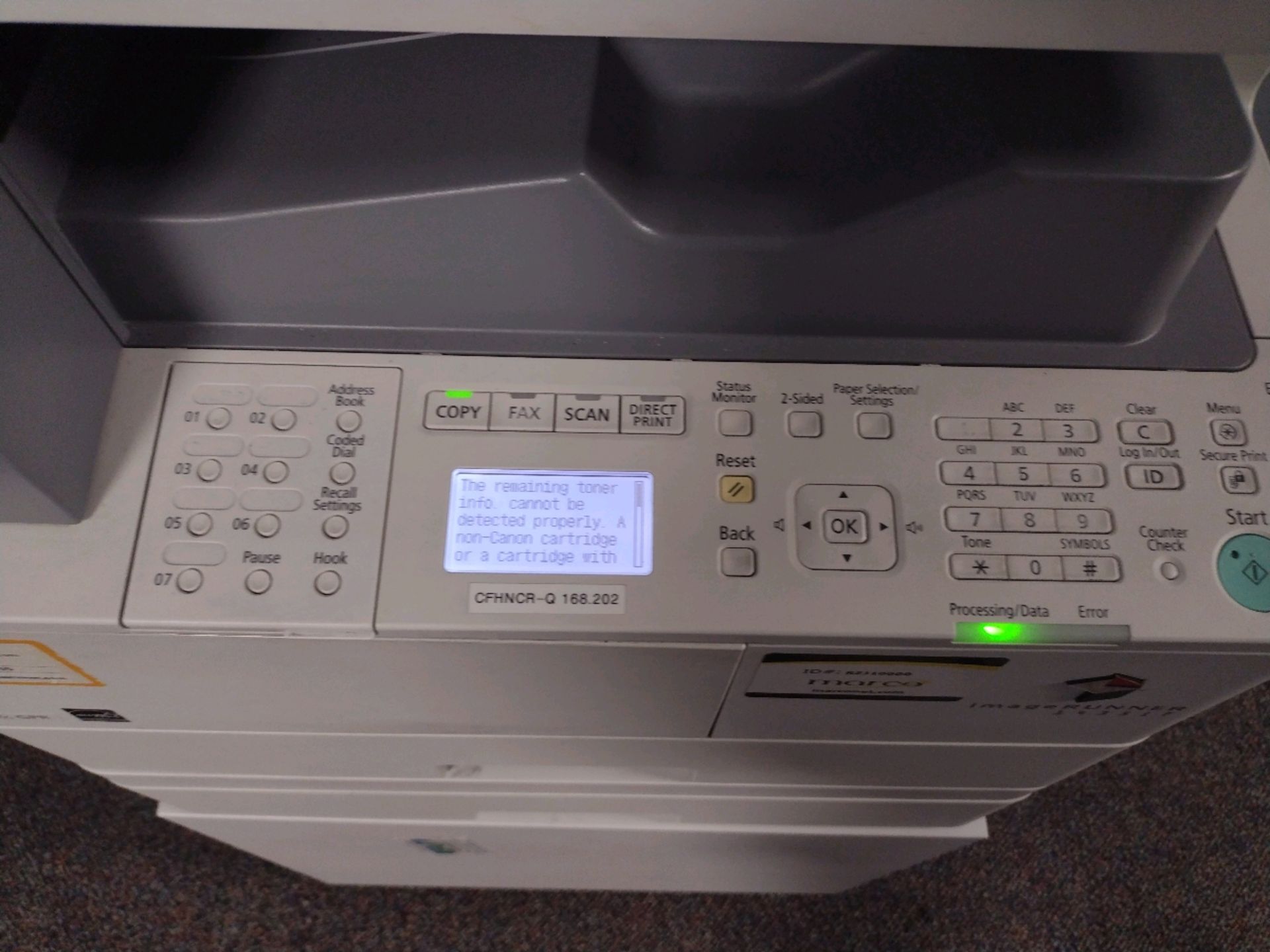 CANON IMAGERUNNER 1435IF MULTIFUNCTION COPIER - Image 3 of 4