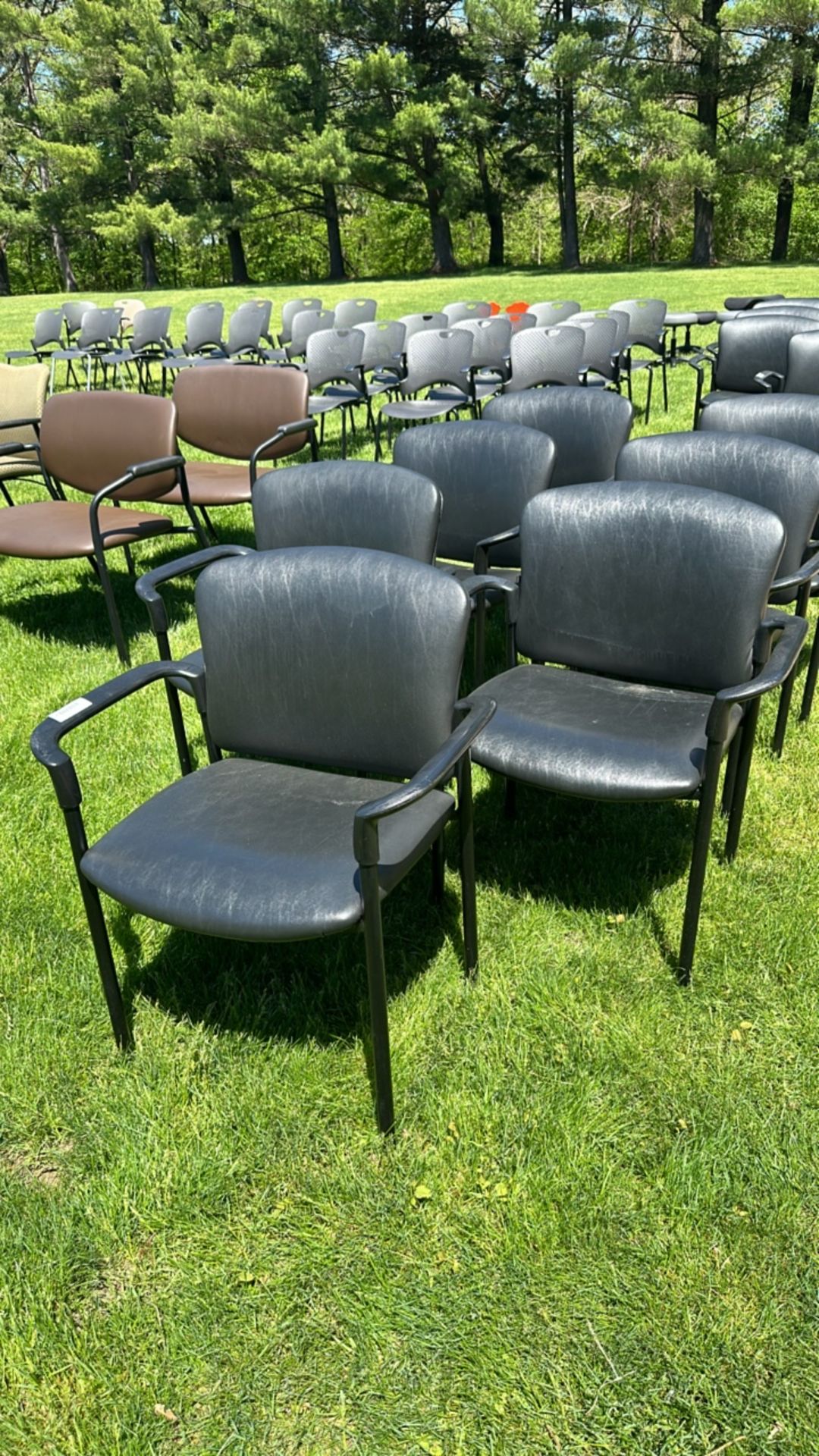 SIDE CHAIRS -BLACK (QTY. 7) - Image 2 of 2