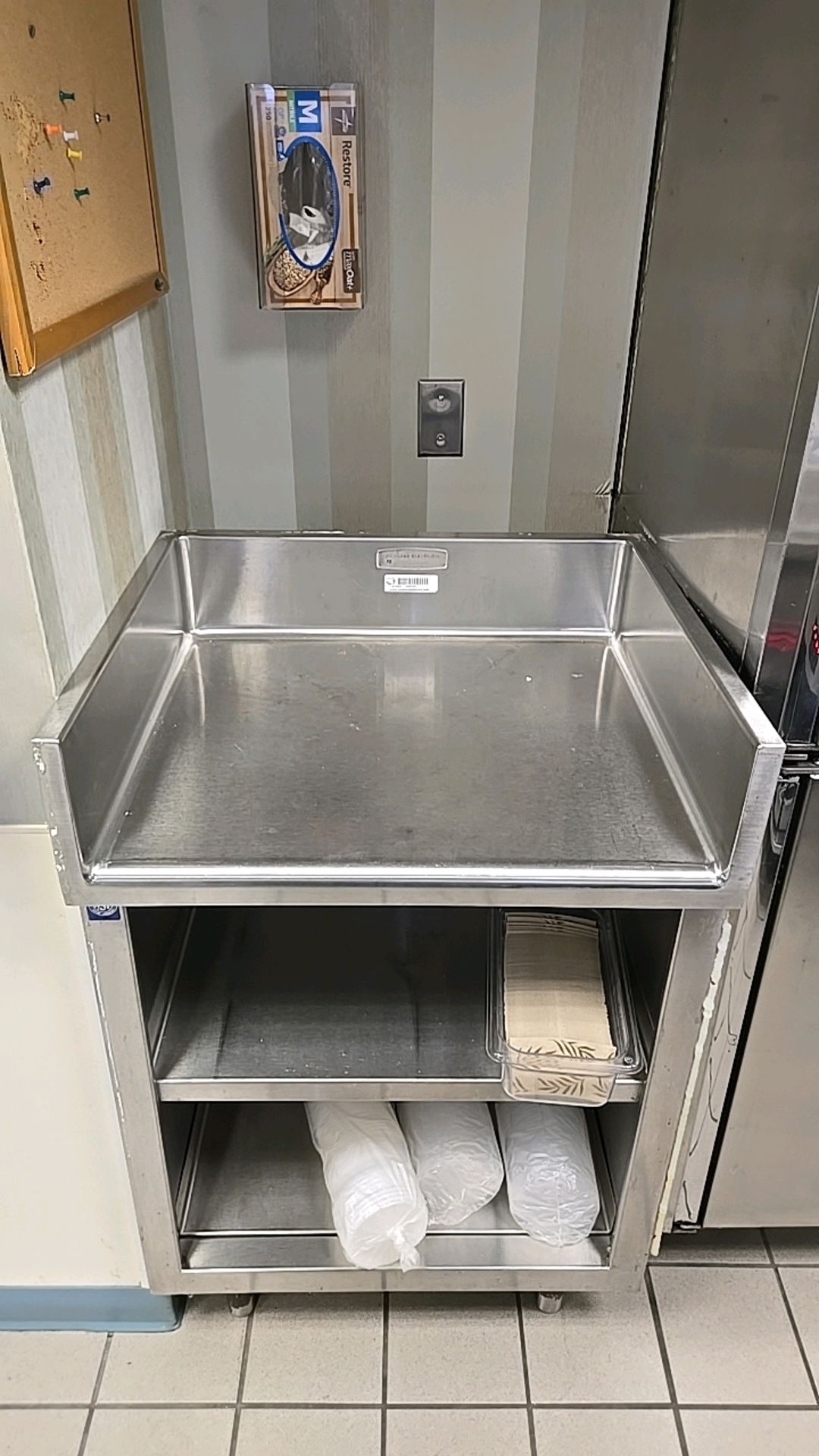 SOUTHERN EQUIPMENT STAINLESS STEEL 2-SHELF PREP TABLE