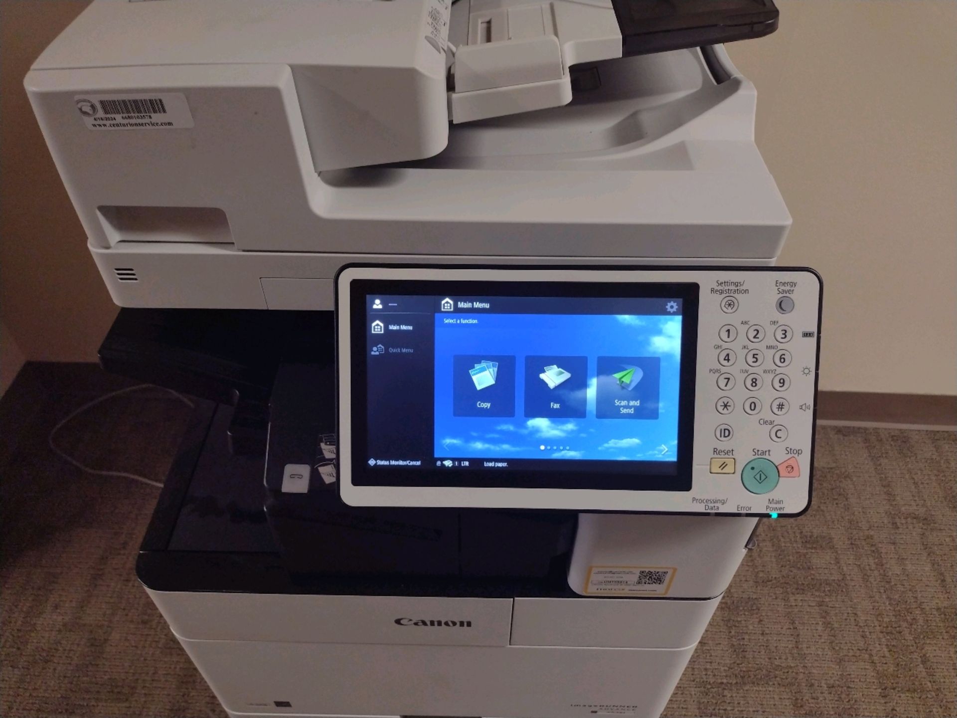 CANON IMAGERUNNER ADVANCE 4525I MULTIFUNCTION COPIER - Image 3 of 4