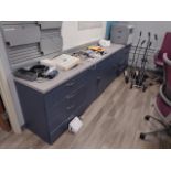 OFFICE TO INCLUDE: 8' TABLE, 2 DRAWER, 5 CHAIRS, HP LASERJET ENTERPRISE M507 PRINTER, CANON
