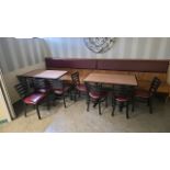 DINING TABLES, QTY (4) WITH CHAIRS, QTY (16)