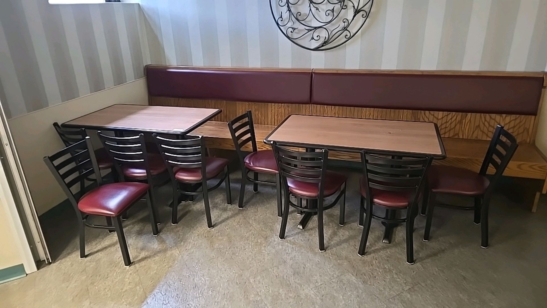 DINING TABLES, QTY (4) WITH CHAIRS, QTY (16)