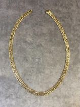 A 9 carat gold chain 54 cm long 71.5 grams